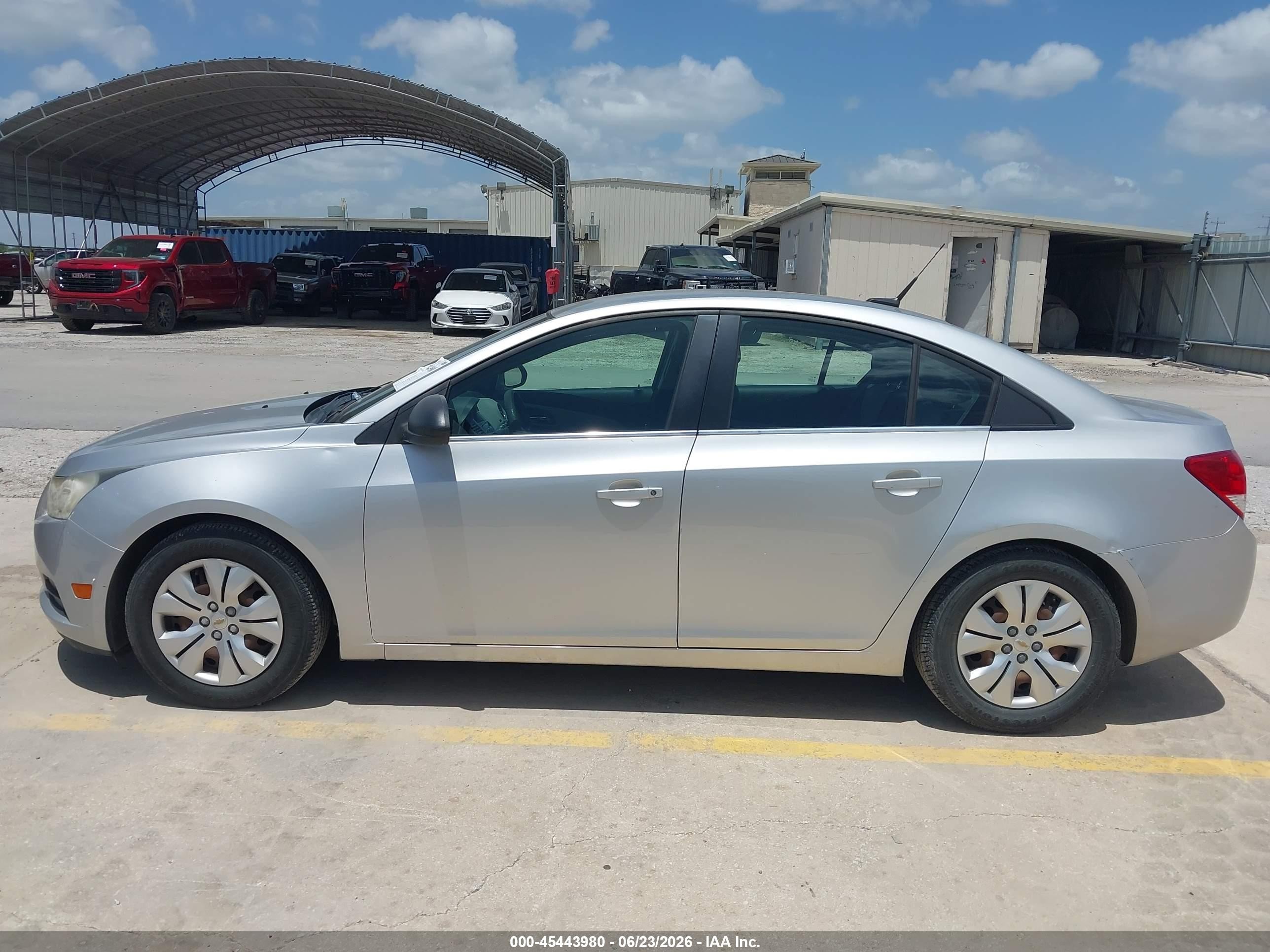 2012 Chevrolet Cruze Ls Silver vin: 1G1PC5SH7C7309149