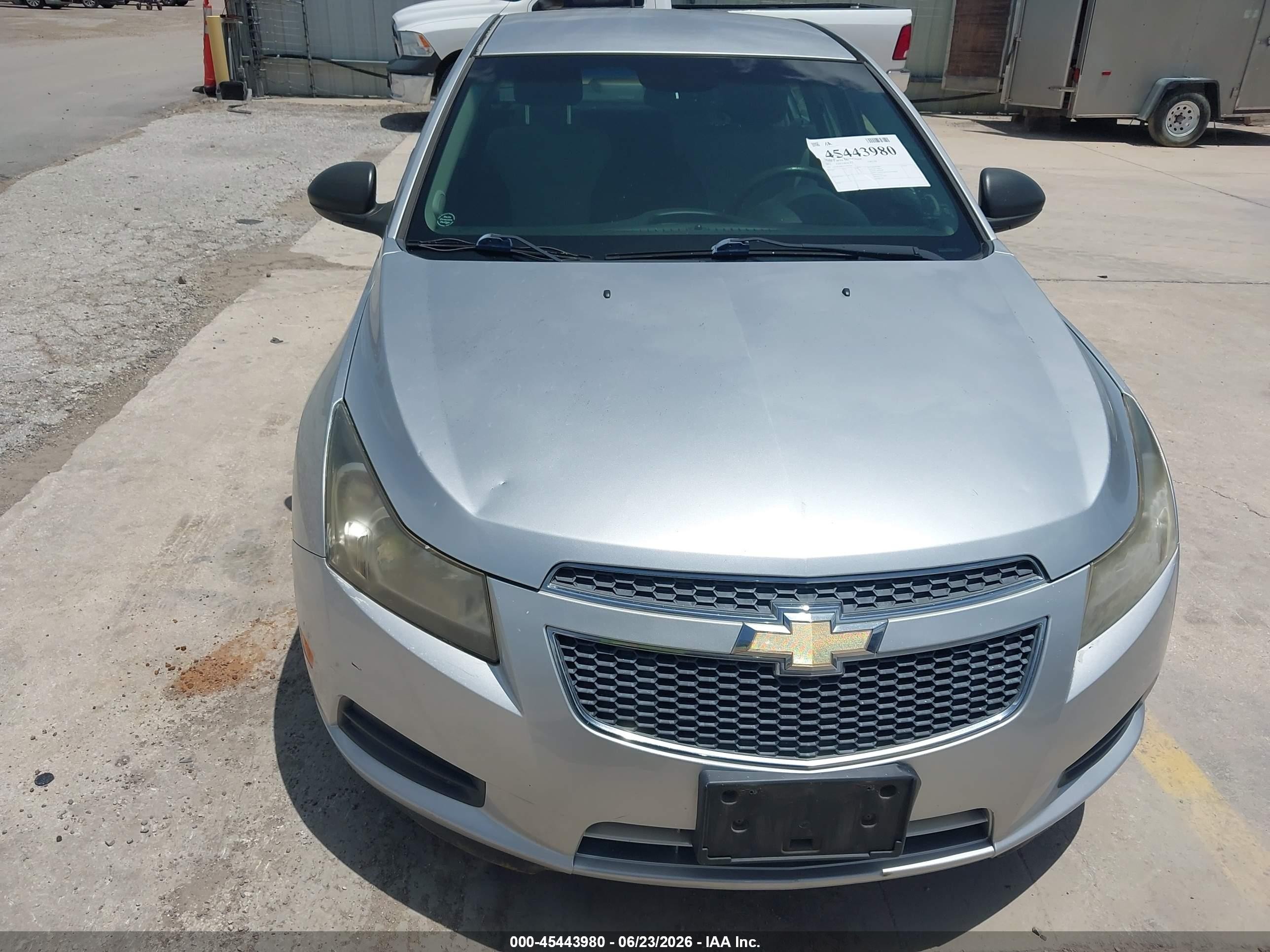 2012 Chevrolet Cruze Ls Silver vin: 1G1PC5SH7C7309149