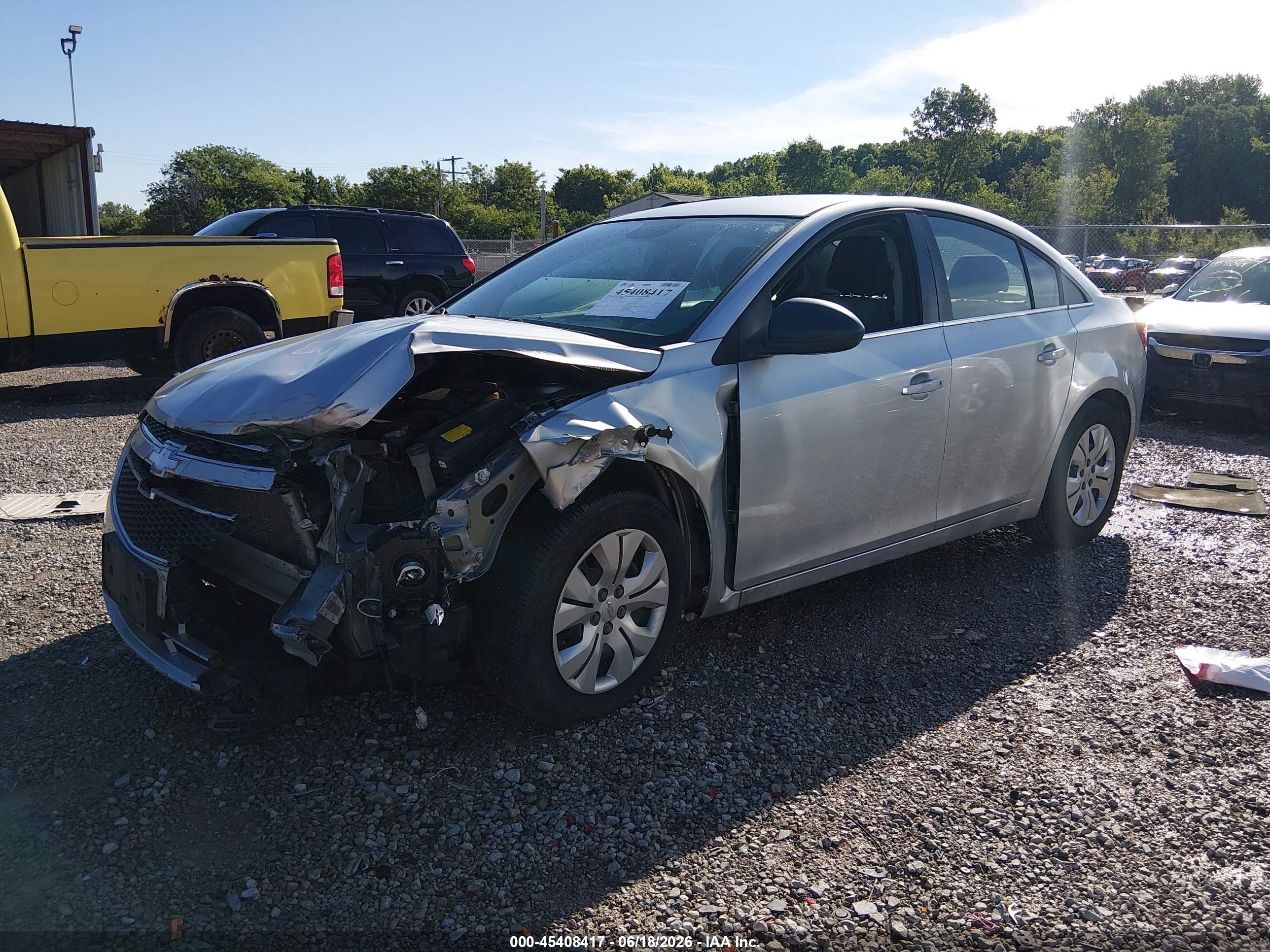 2012 Chevrolet Cruze Ls Silver vin: 1G1PC5SH7C7352809