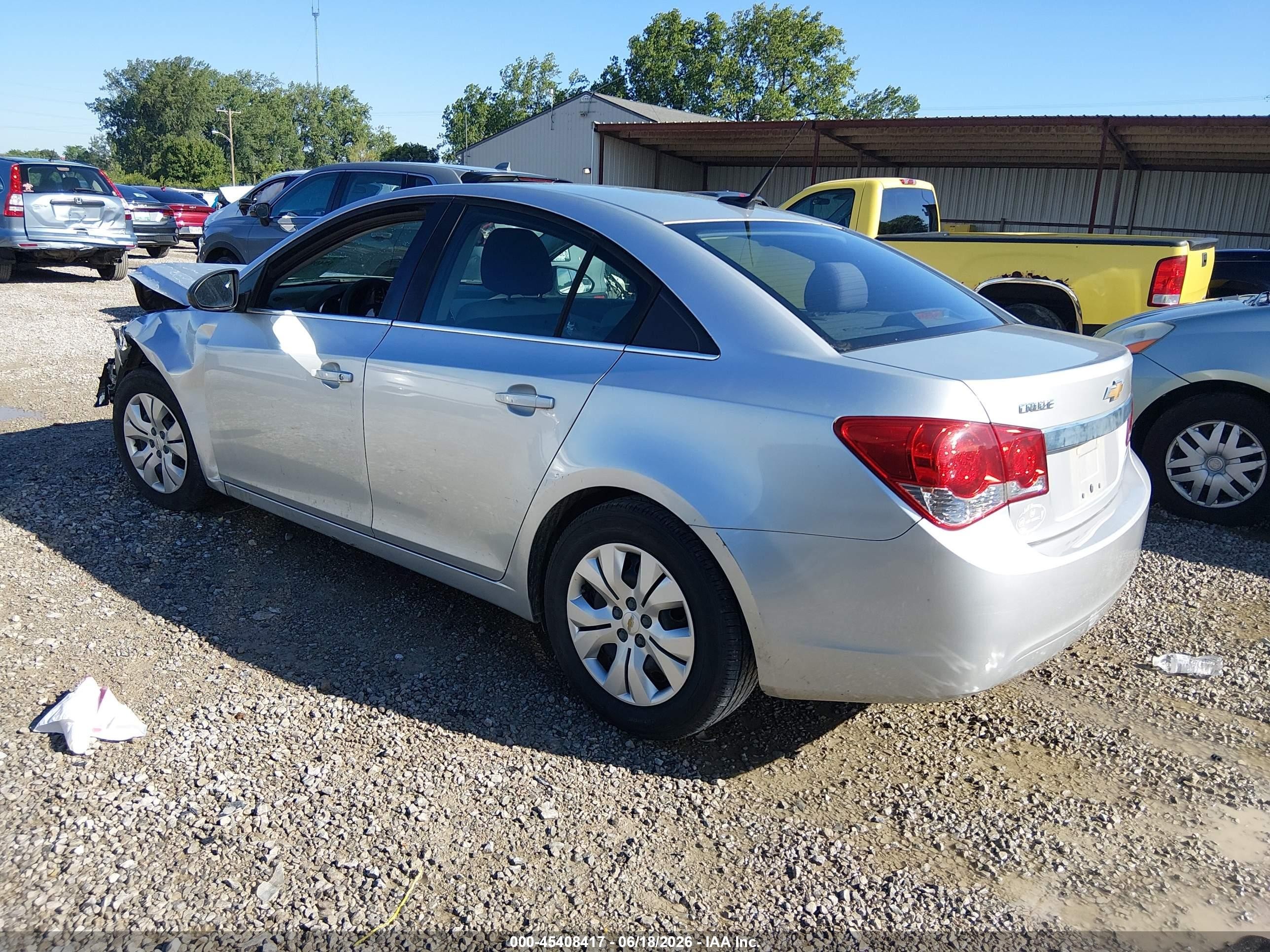 2012 Chevrolet Cruze Ls Silver vin: 1G1PC5SH7C7352809