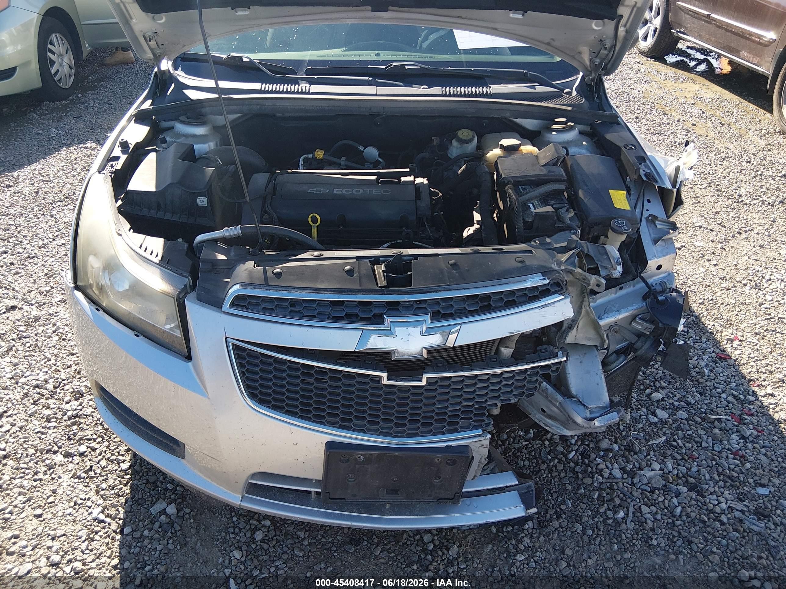 2012 Chevrolet Cruze Ls Silver vin: 1G1PC5SH7C7352809