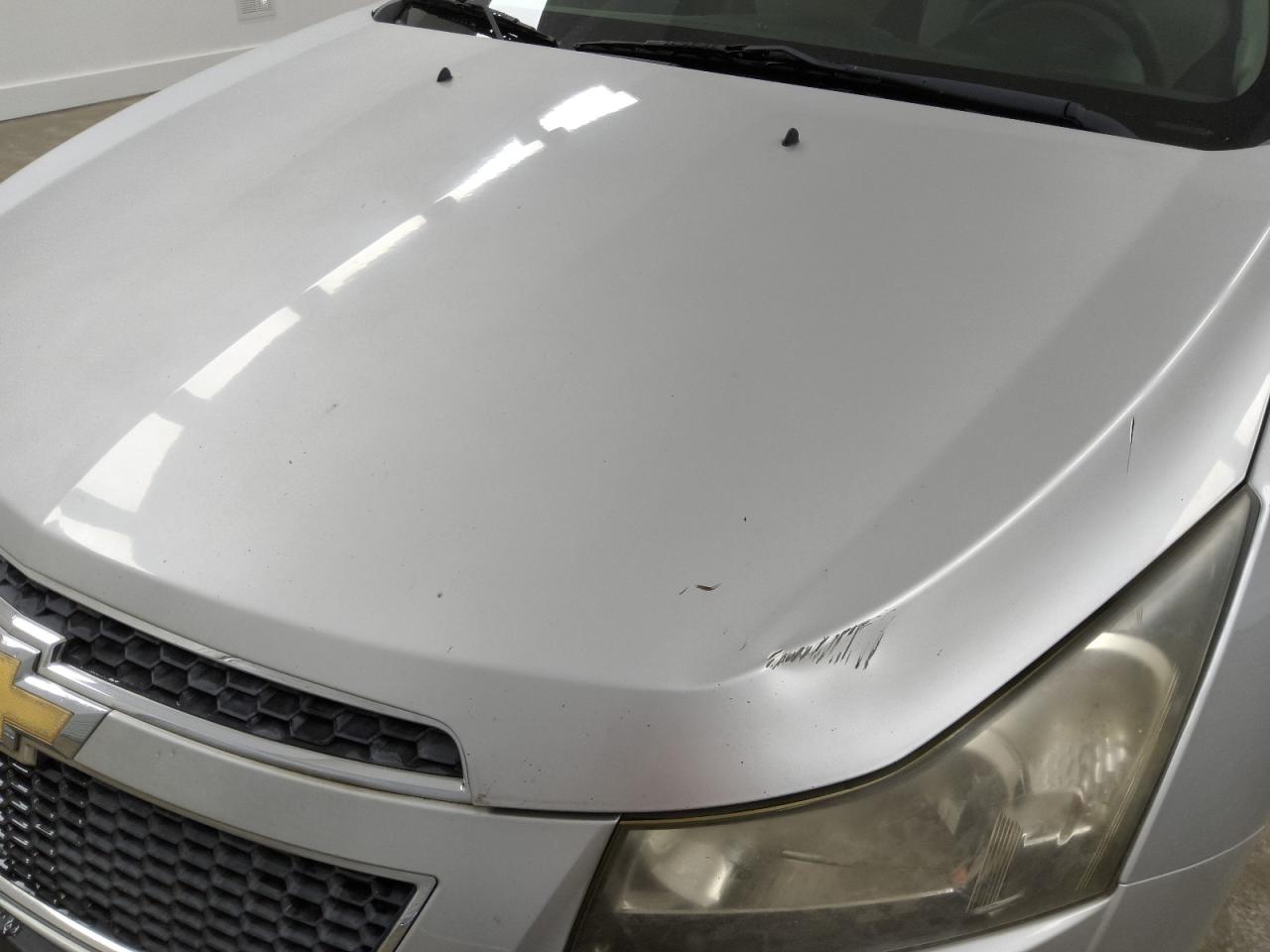 2011 Chevrolet Cruze Ls Silver vin: 1G1PC5SH8B7142766 Damage: Hood, Dent(S) W/ Paint Dmg, 6 To 7 Inches