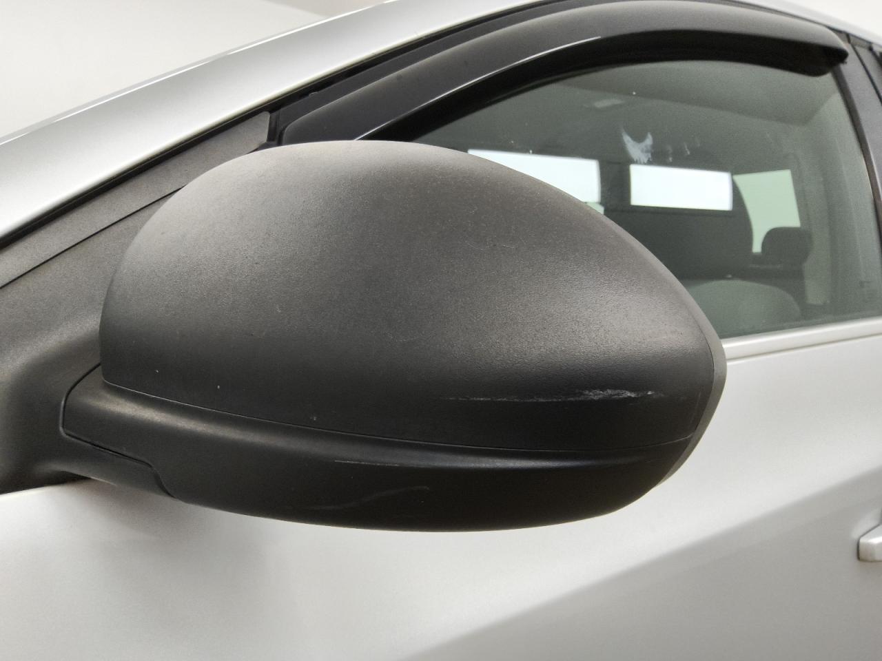 2011 Chevrolet Cruze Ls Silver vin: 1G1PC5SH8B7142766 Damage: Lf Mirror Cover, Heavy Scratch, 6 To 7 Inches