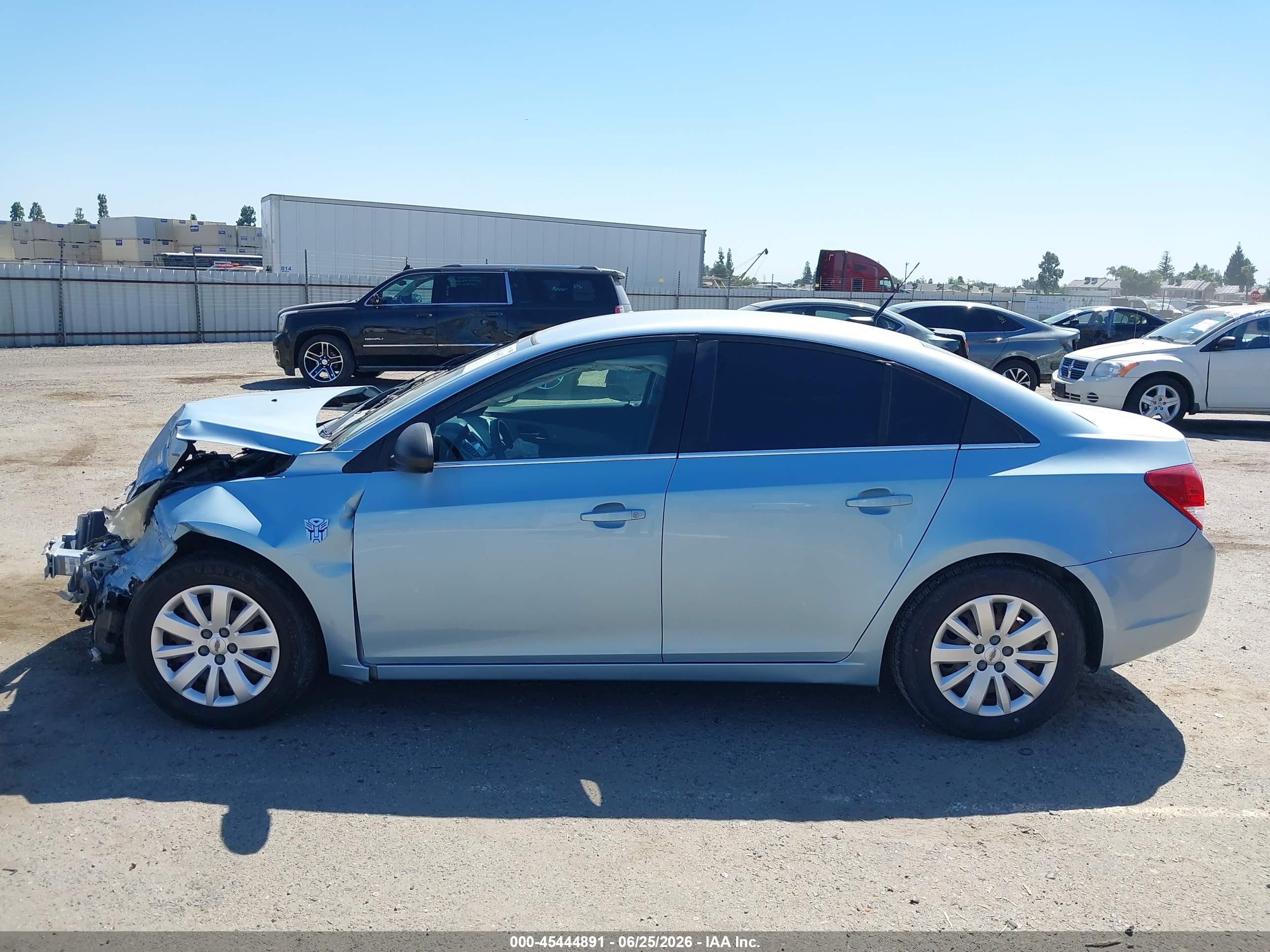2011 Chevrolet Cruze Ls Light Blue vin: 1G1PC5SH8B7187822