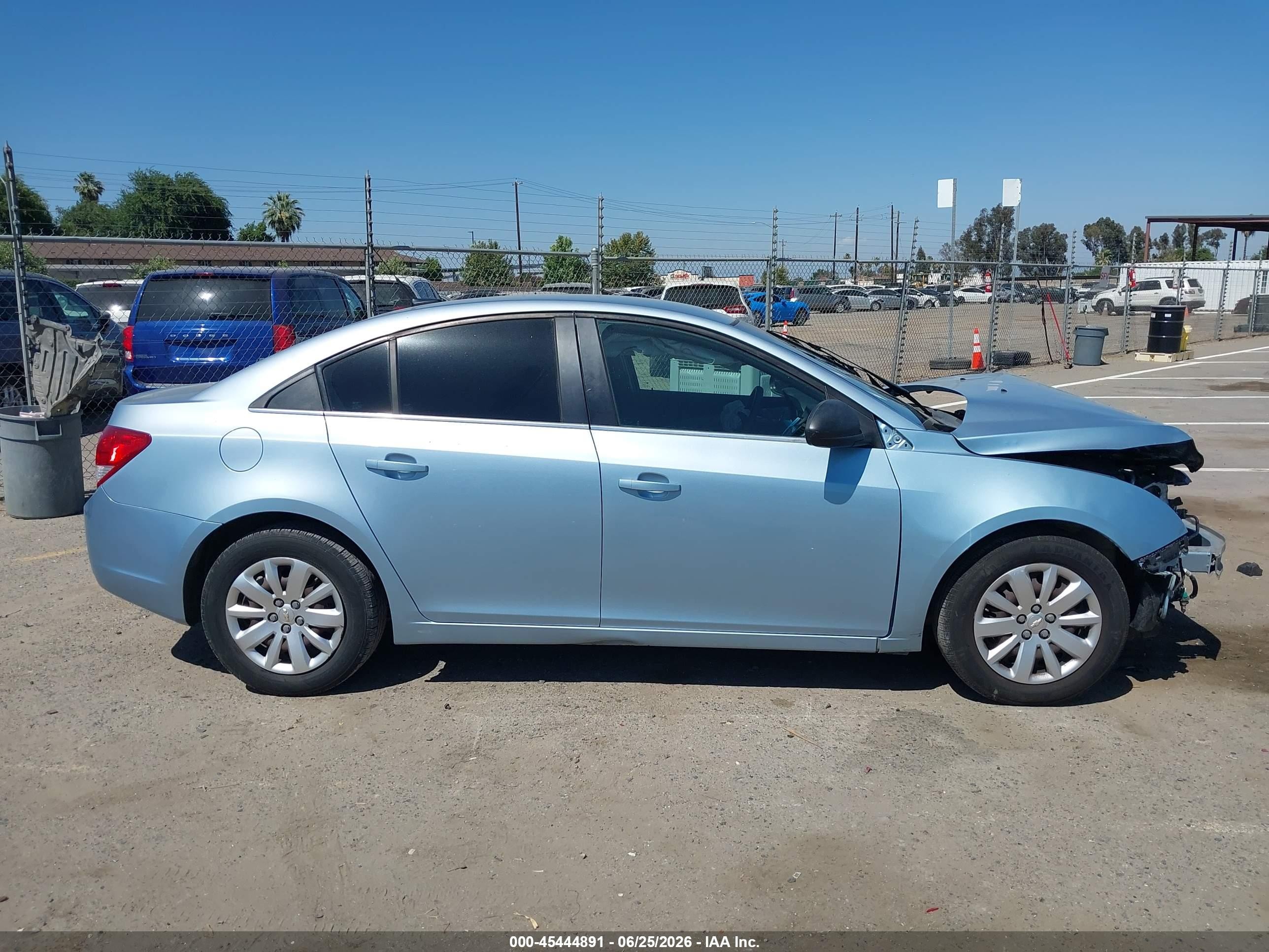 2011 Chevrolet Cruze Ls Light Blue vin: 1G1PC5SH8B7187822
