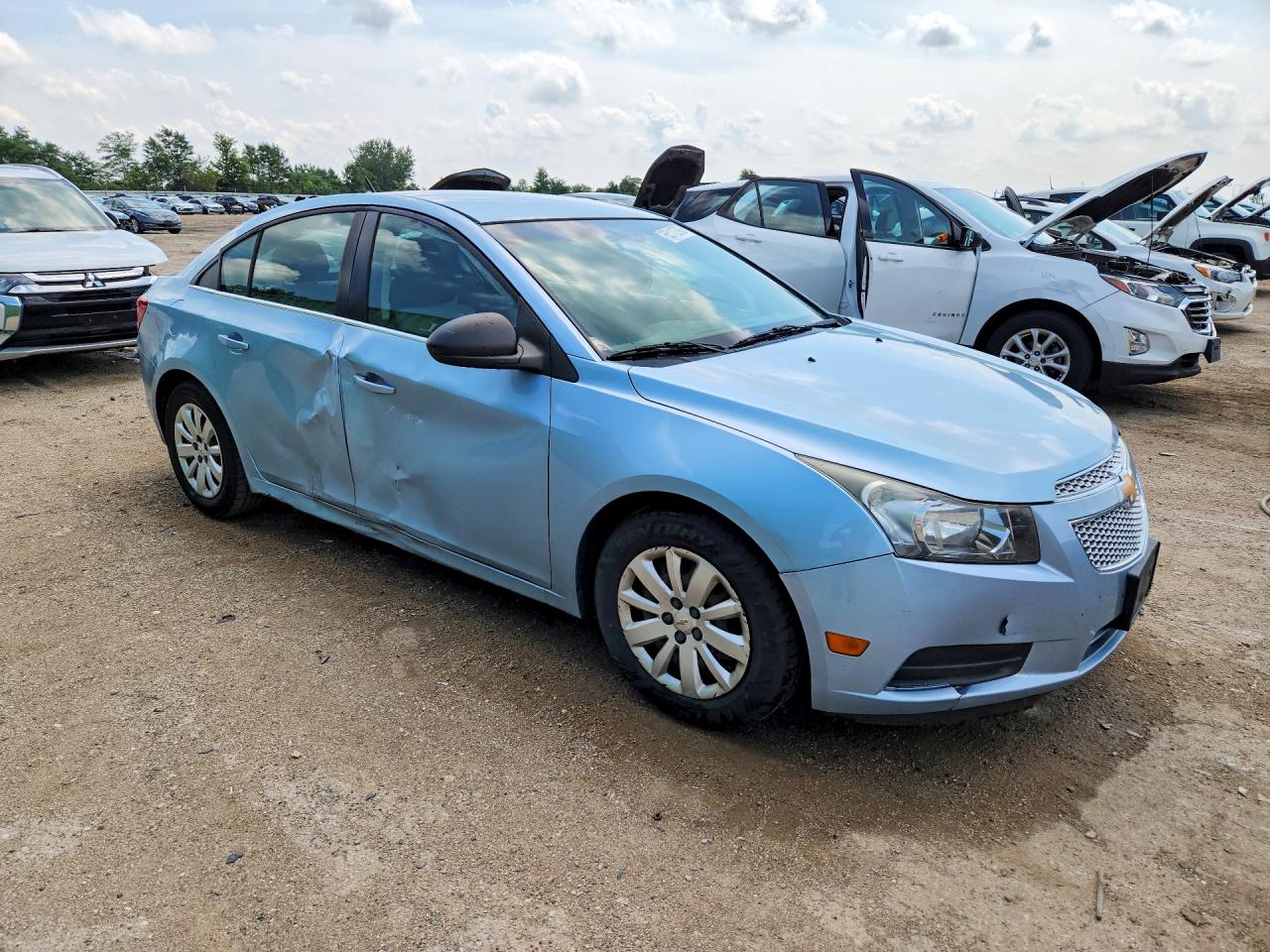 2011 Chevrolet Cruze Ls Blue vin: 1G1PC5SH8B7262146