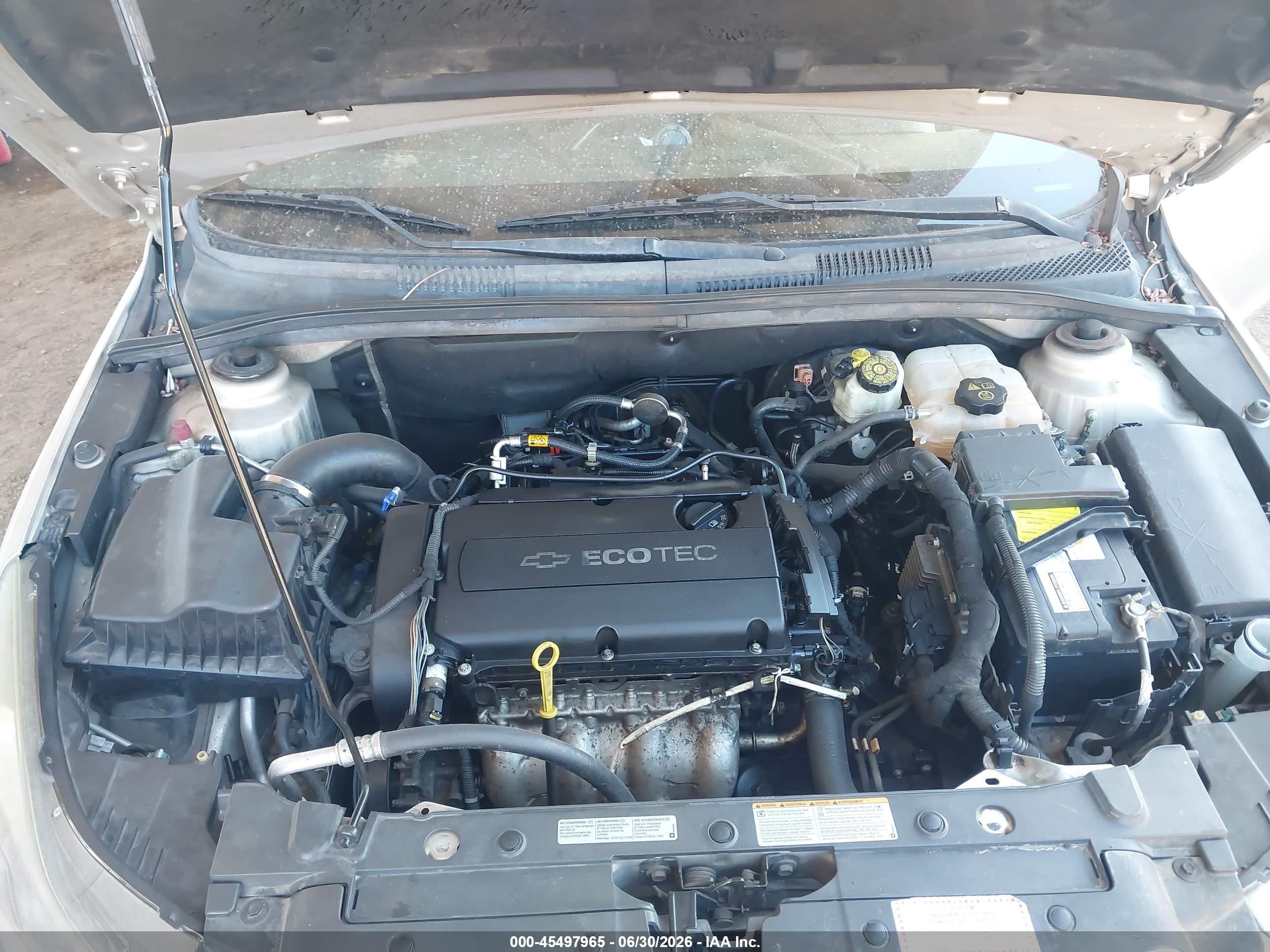 2012 Chevrolet Cruze Ls Желто-коричневый vin: 1G1PC5SH8C7105086