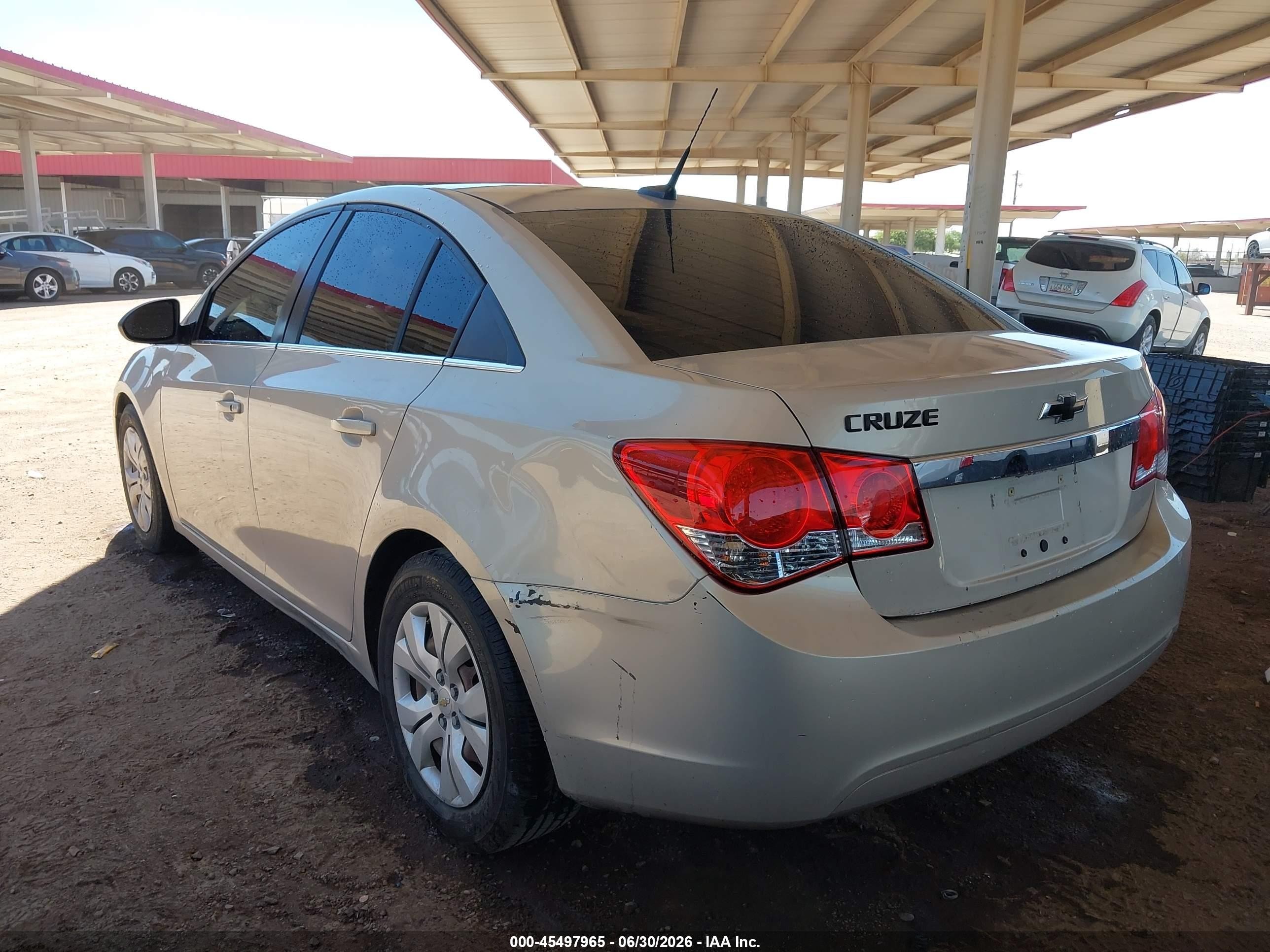 2012 Chevrolet Cruze Ls Желто-коричневый vin: 1G1PC5SH8C7105086