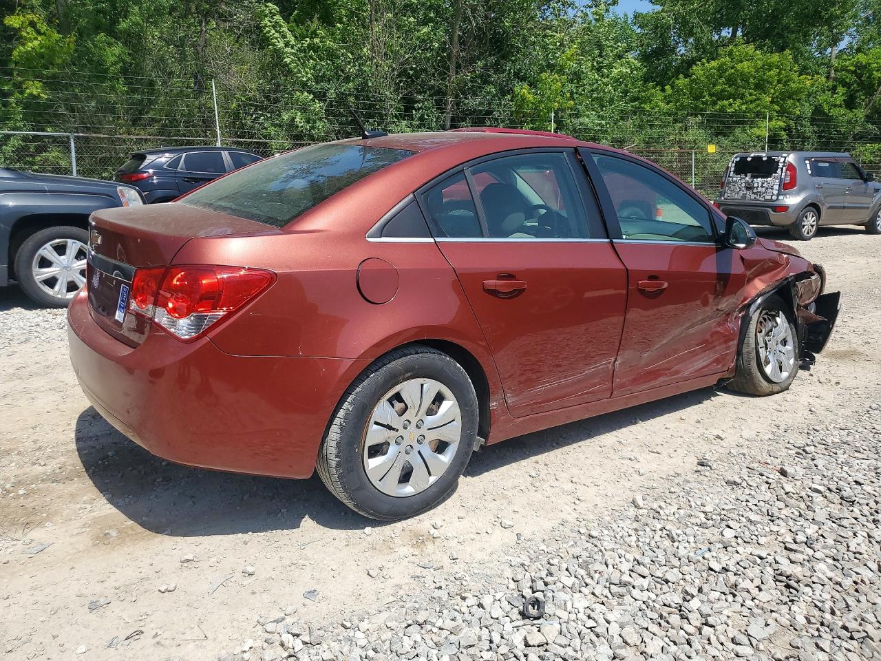 2012 Chevrolet Cruze Ls Brown vin: 1G1PC5SH8C7184064