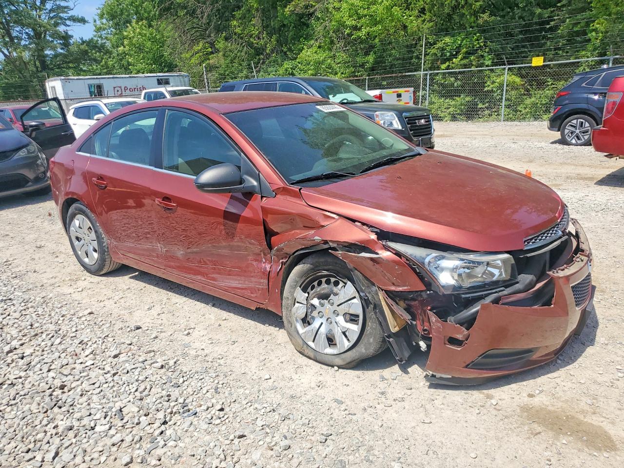 2012 Chevrolet Cruze Ls Brown vin: 1G1PC5SH8C7184064