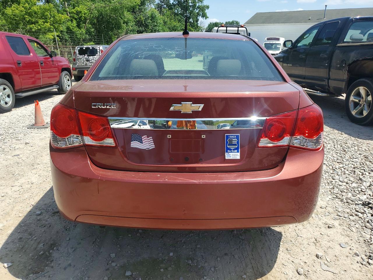 2012 Chevrolet Cruze Ls Brown vin: 1G1PC5SH8C7184064