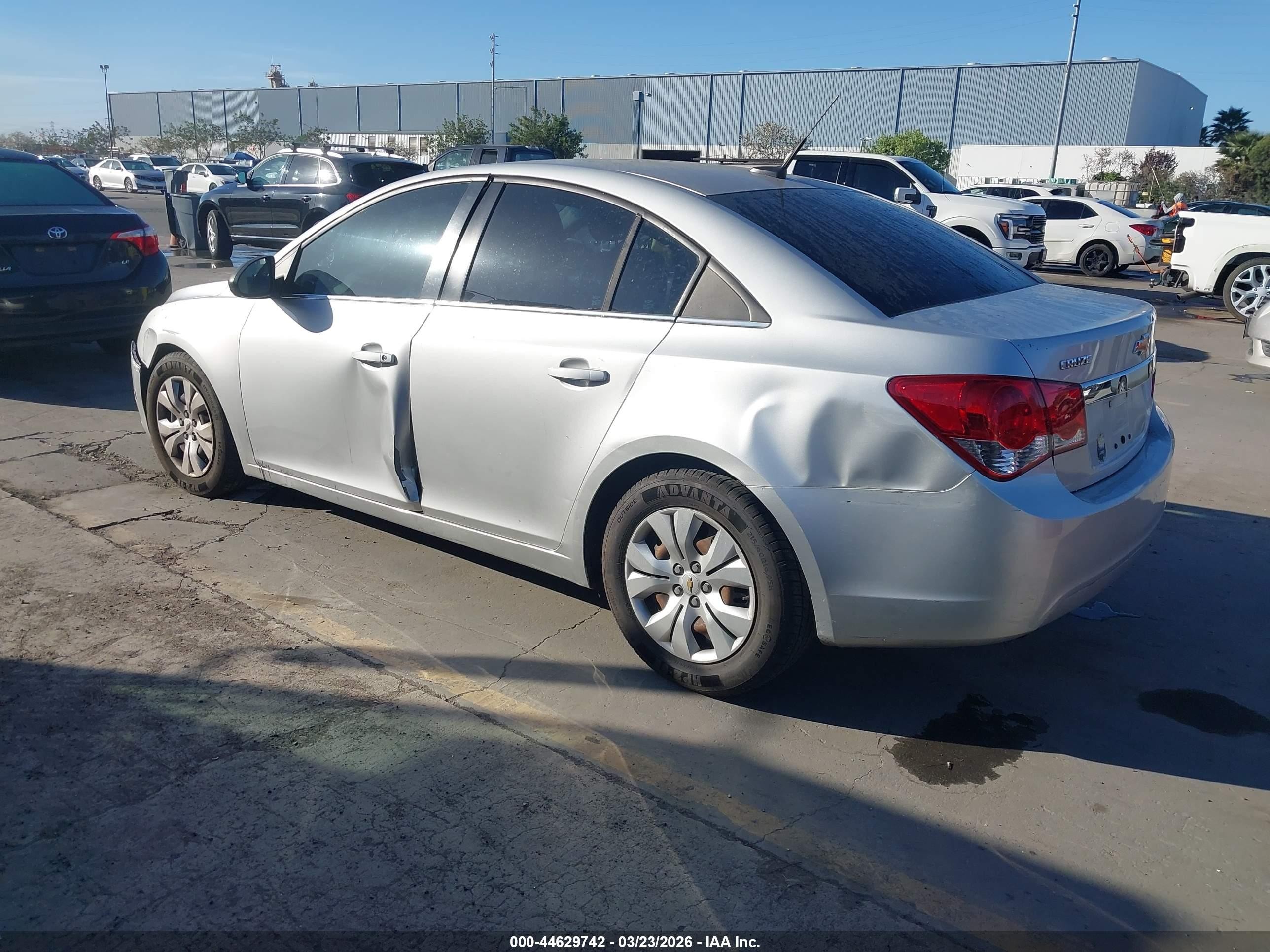 2012 Chevrolet Cruze Ls Silver vin: 1G1PC5SH8C7204698