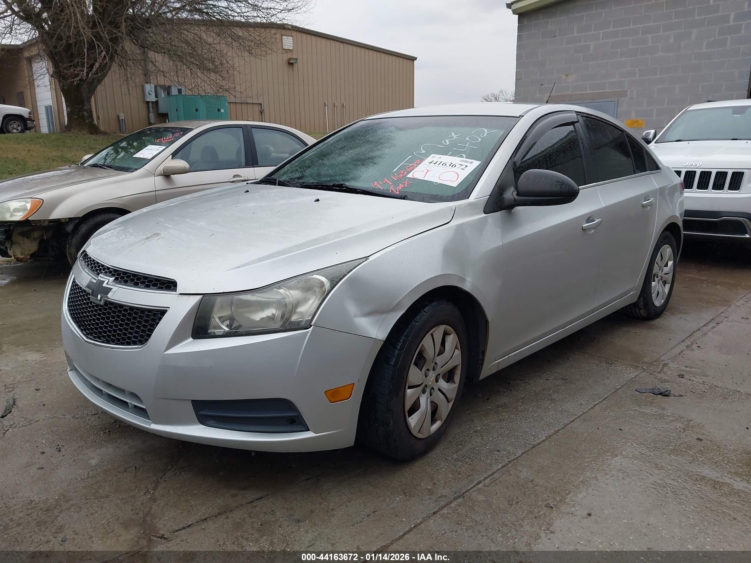2012 Chevrolet Cruze Ls Silver vin: 1G1PC5SH8C7275402