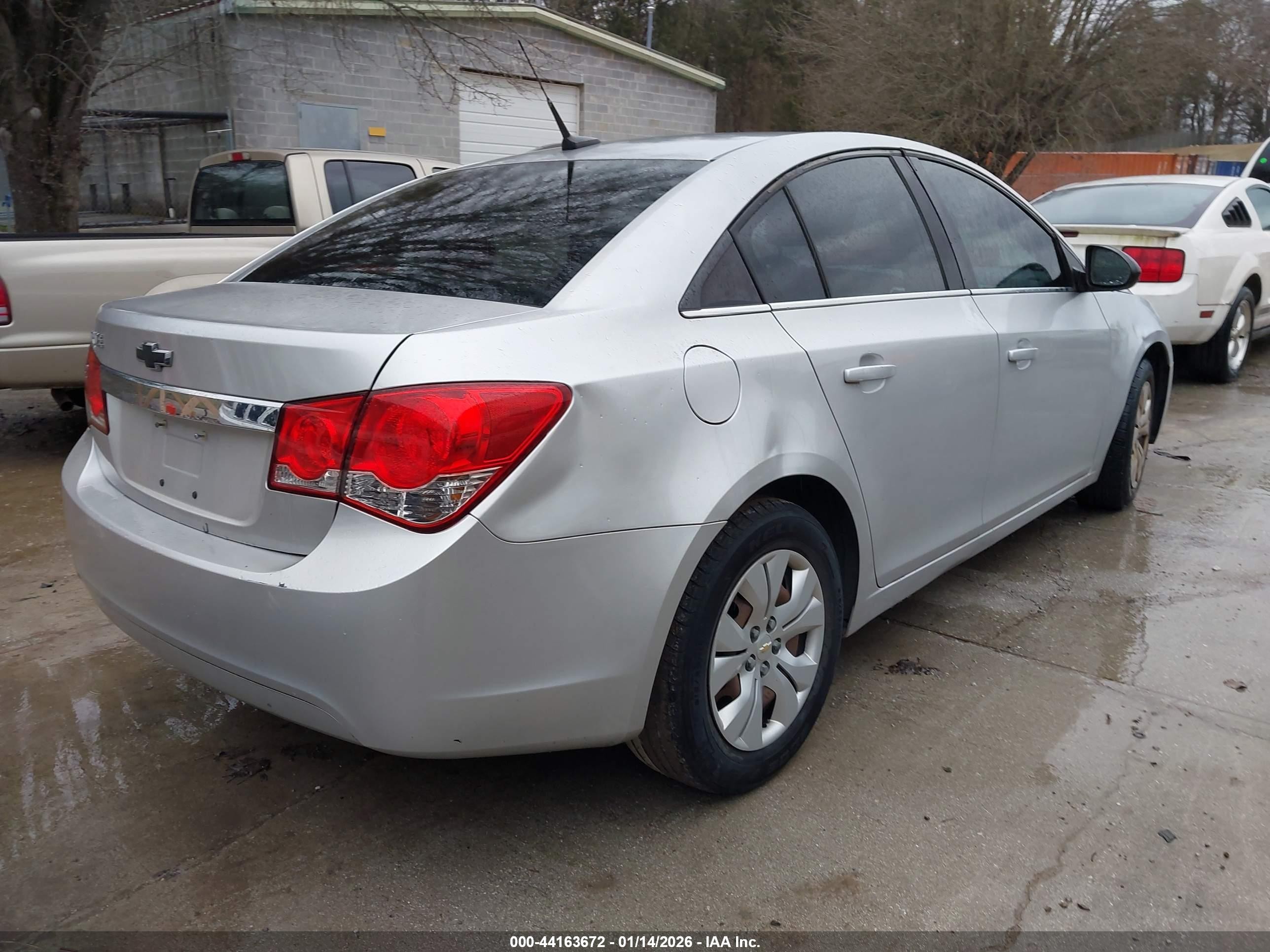 2012 Chevrolet Cruze Ls Silver vin: 1G1PC5SH8C7275402