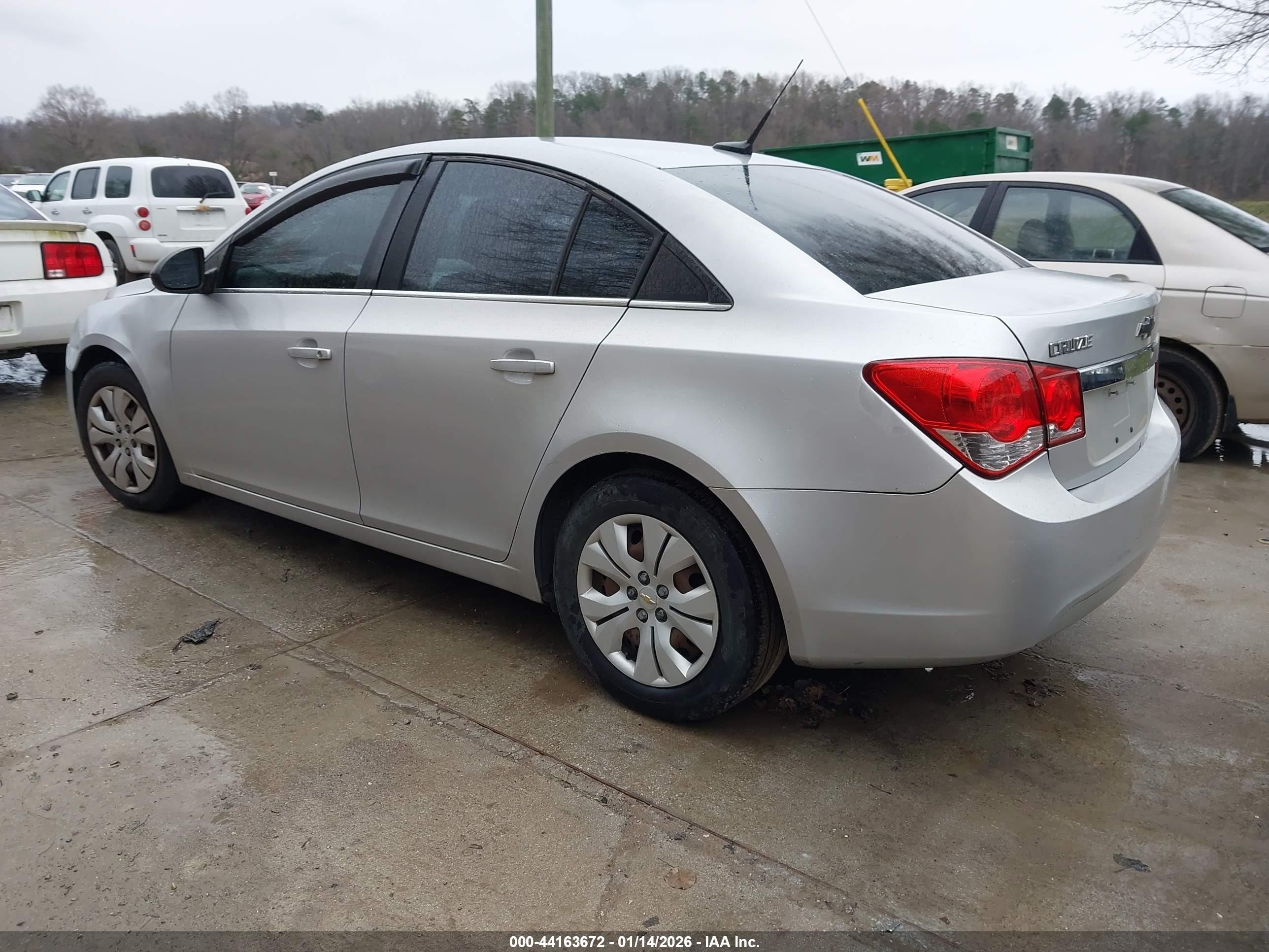 2012 Chevrolet Cruze Ls Silver vin: 1G1PC5SH8C7275402