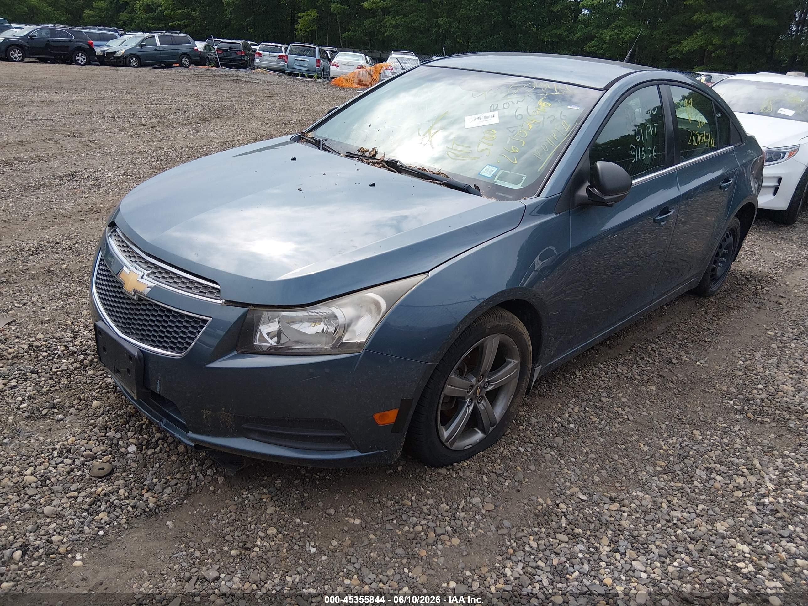 2012 Chevrolet Cruze Ls Синий vin: 1G1PC5SH8C7285296
