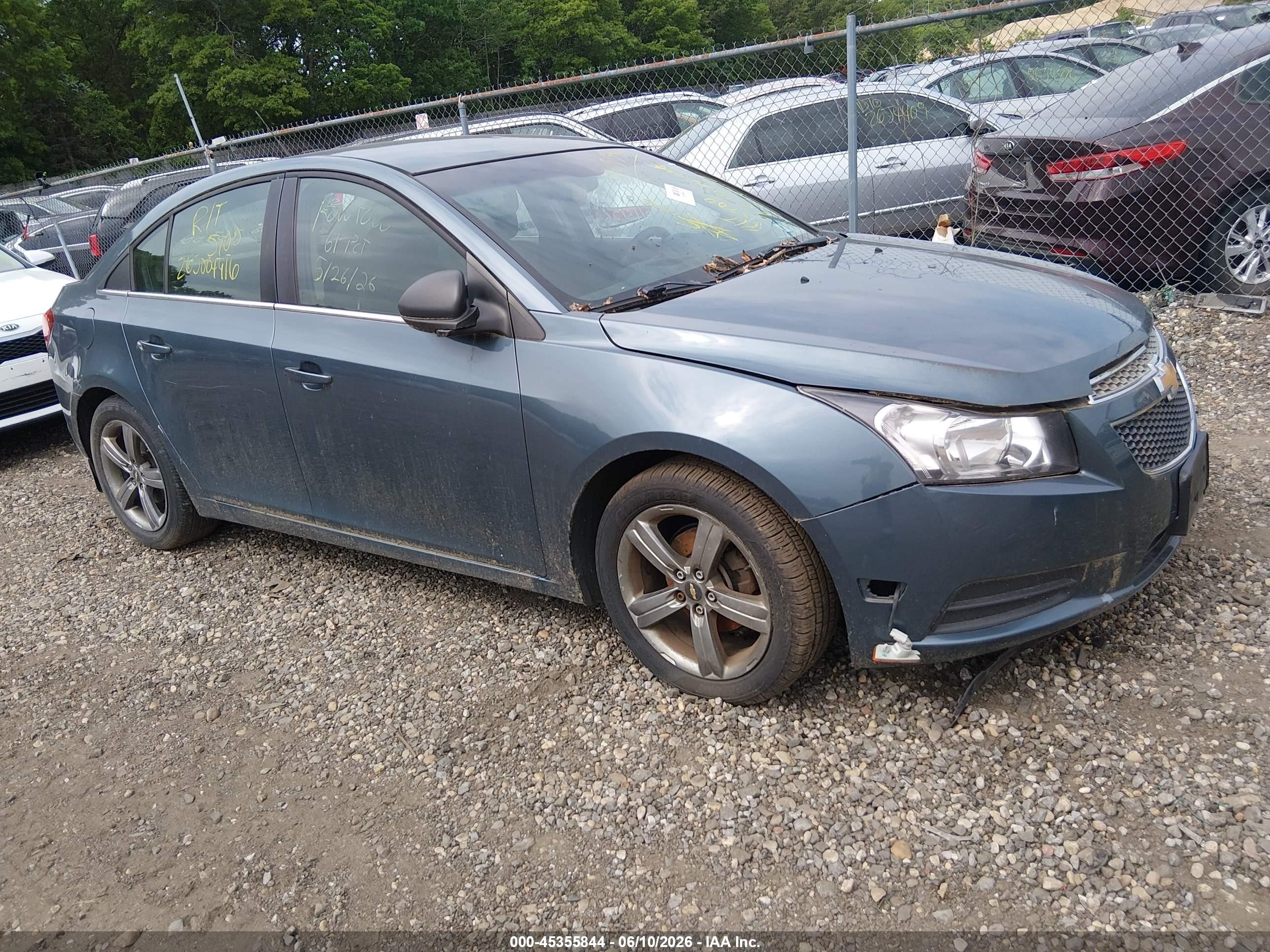 2012 Chevrolet Cruze Ls Blue vin: 1G1PC5SH8C7285296