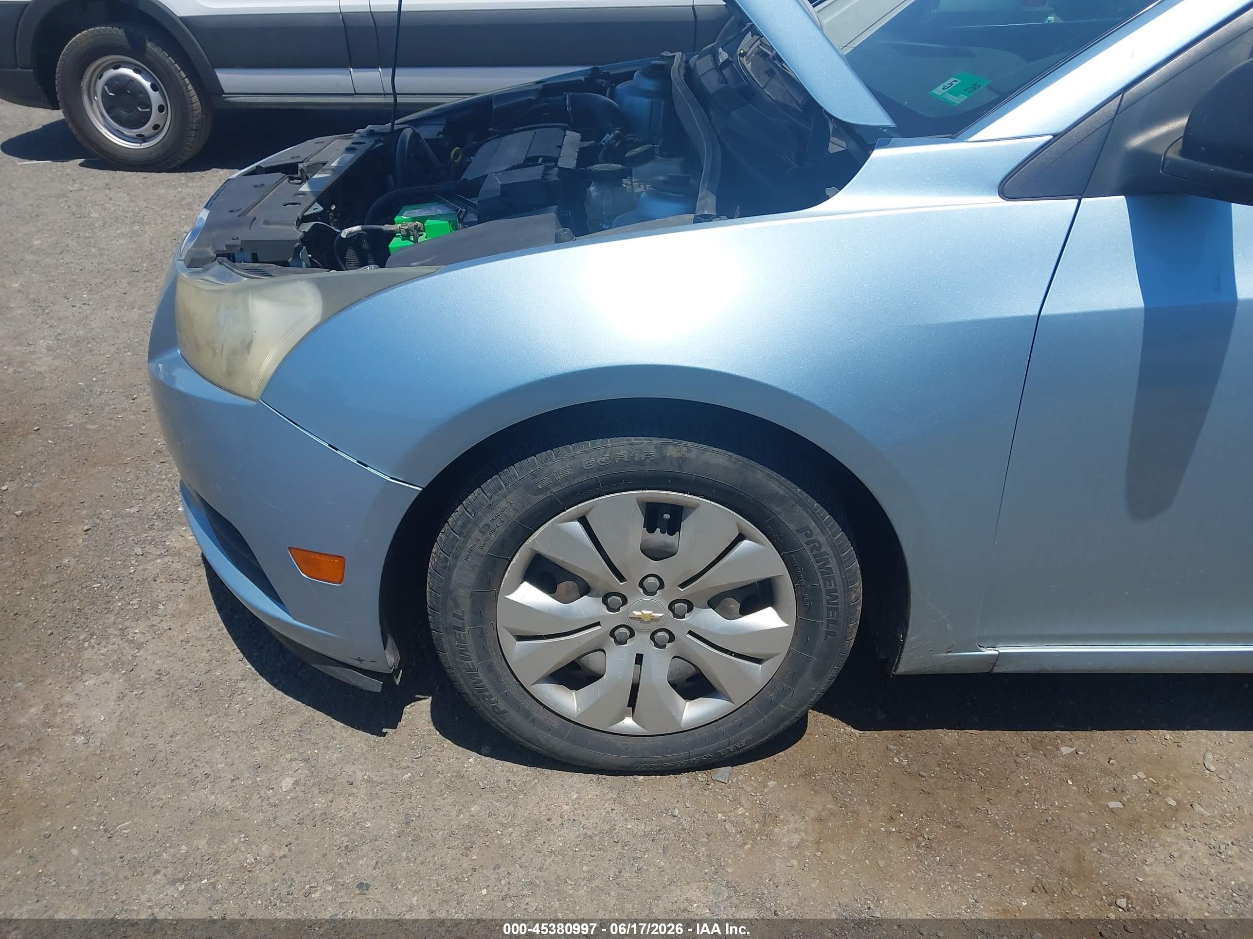 2012 Chevrolet Cruze Ls Blue vin: 1G1PC5SH8C7289848