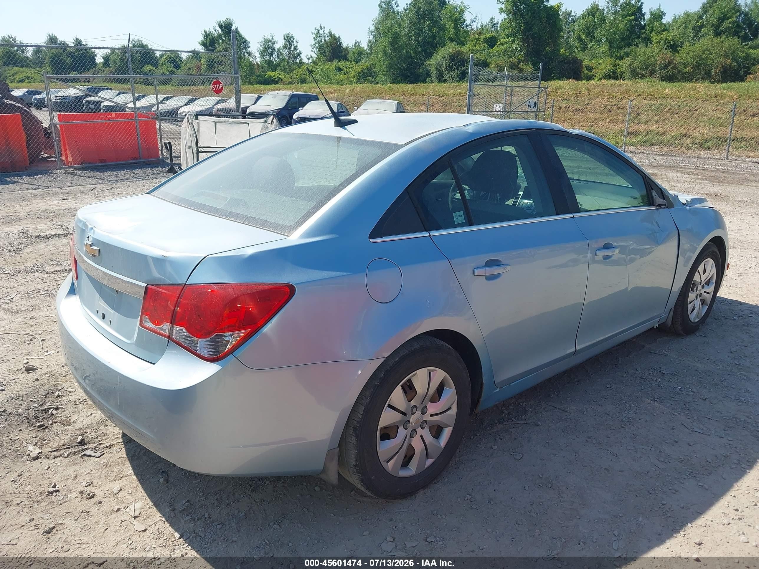 2012 Chevrolet Cruze Ls Синий vin: 1G1PC5SH8C7296752