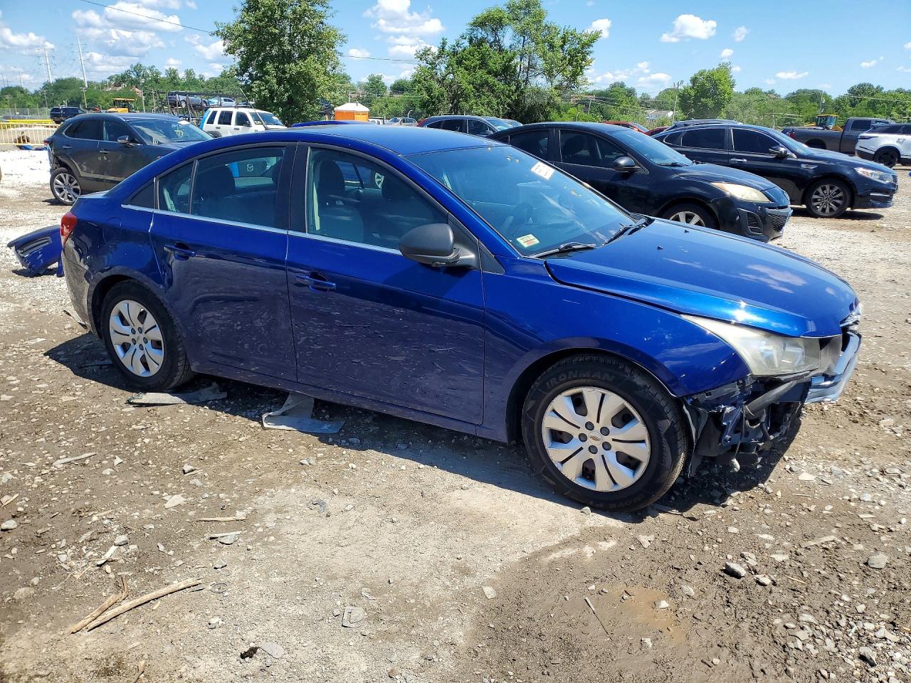 2012 Chevrolet Cruze Ls Blue vin: 1G1PC5SH8C7306745