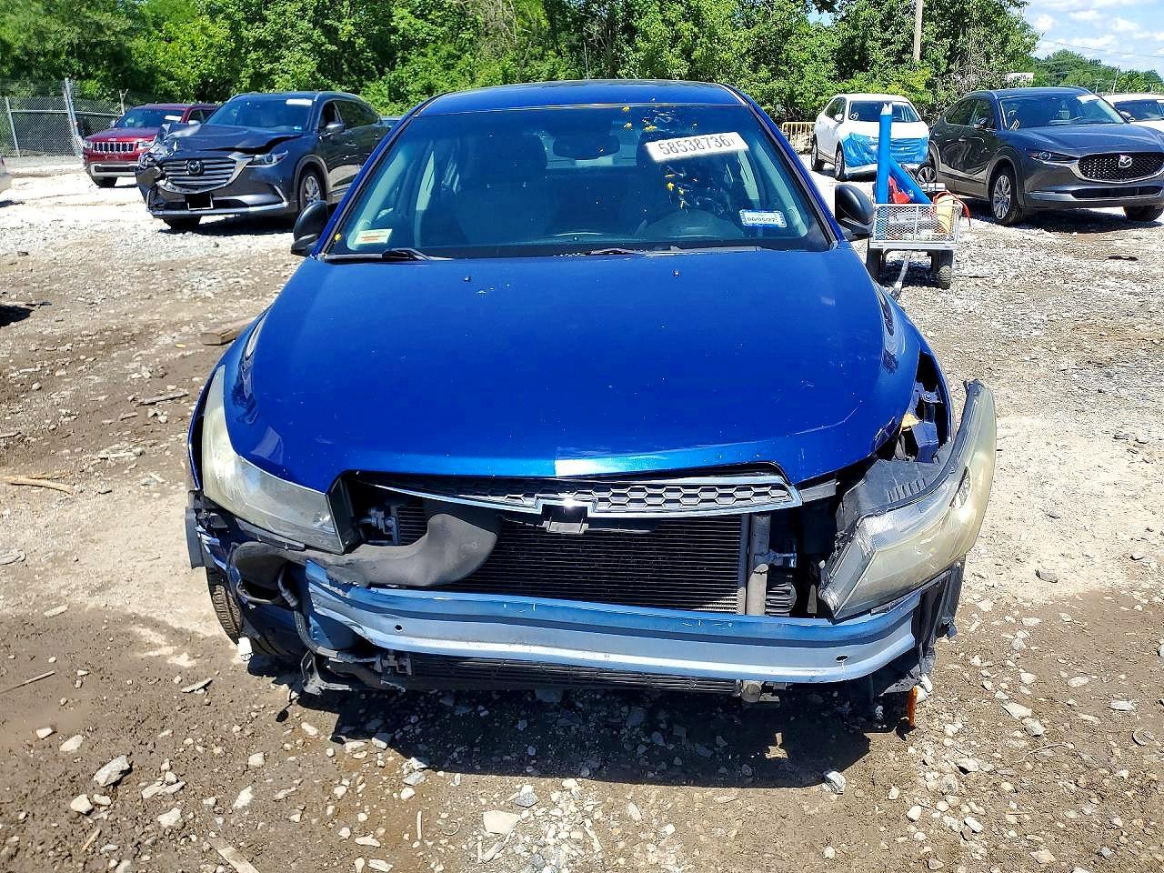 2012 Chevrolet Cruze Ls Blue vin: 1G1PC5SH8C7306745