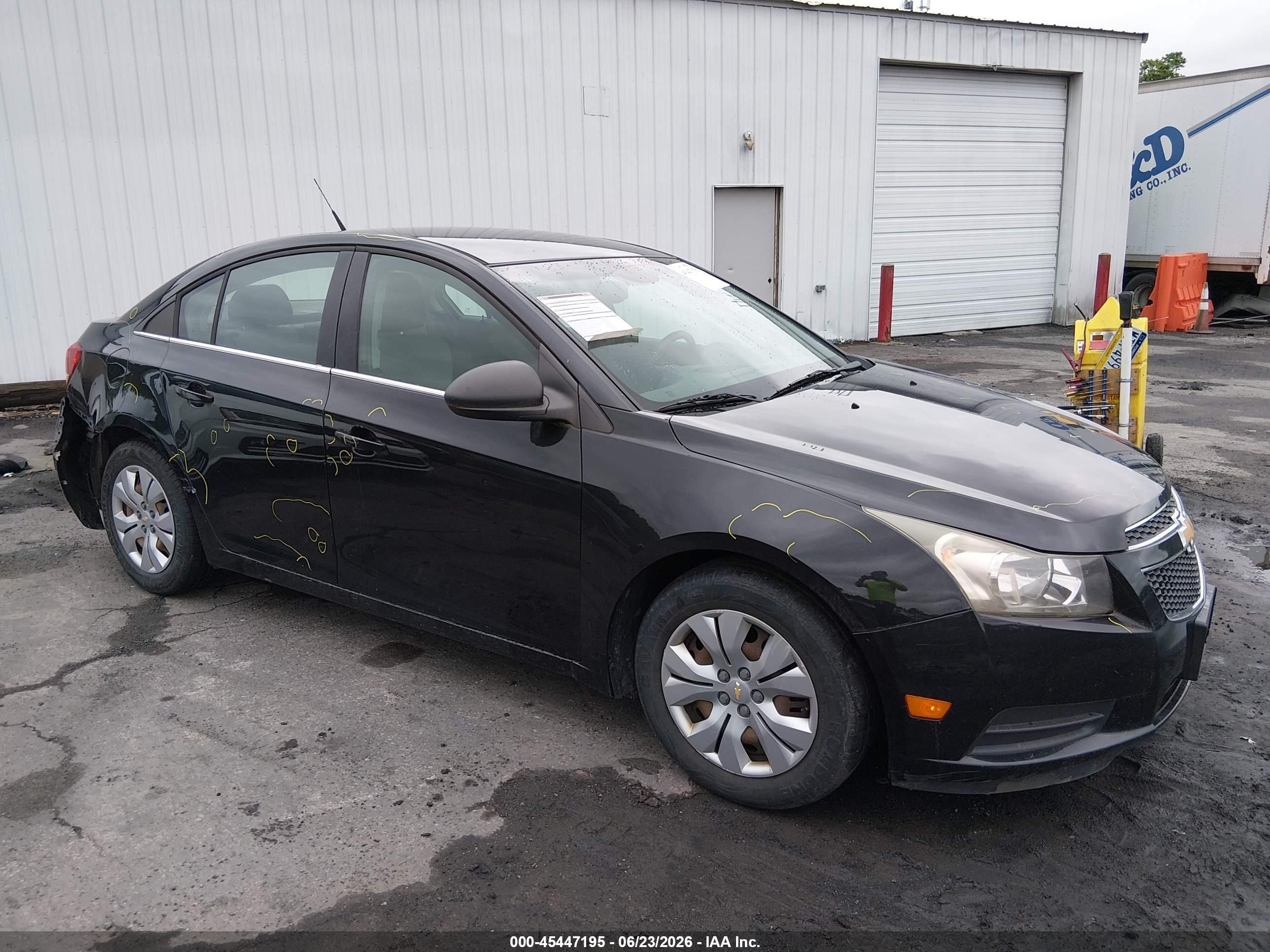 2012 Chevrolet Cruze Ls Black vin: 1G1PC5SH8C7321861