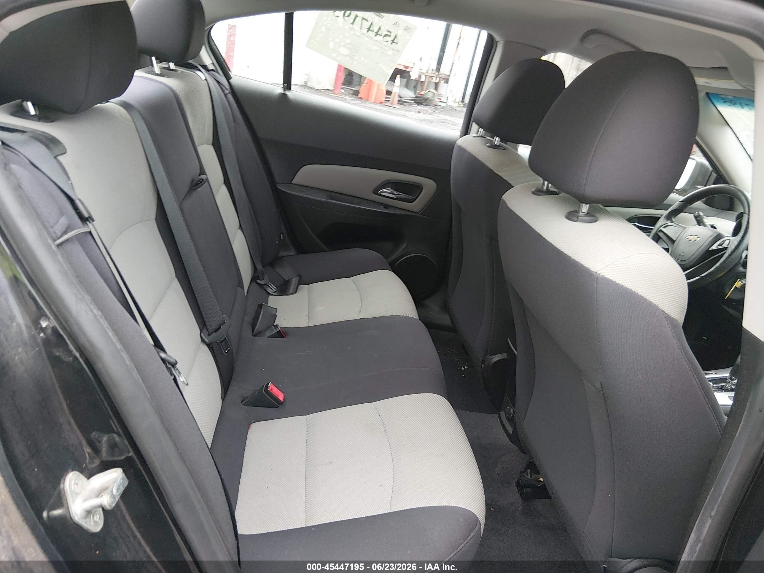2012 Chevrolet Cruze Ls Black vin: 1G1PC5SH8C7321861