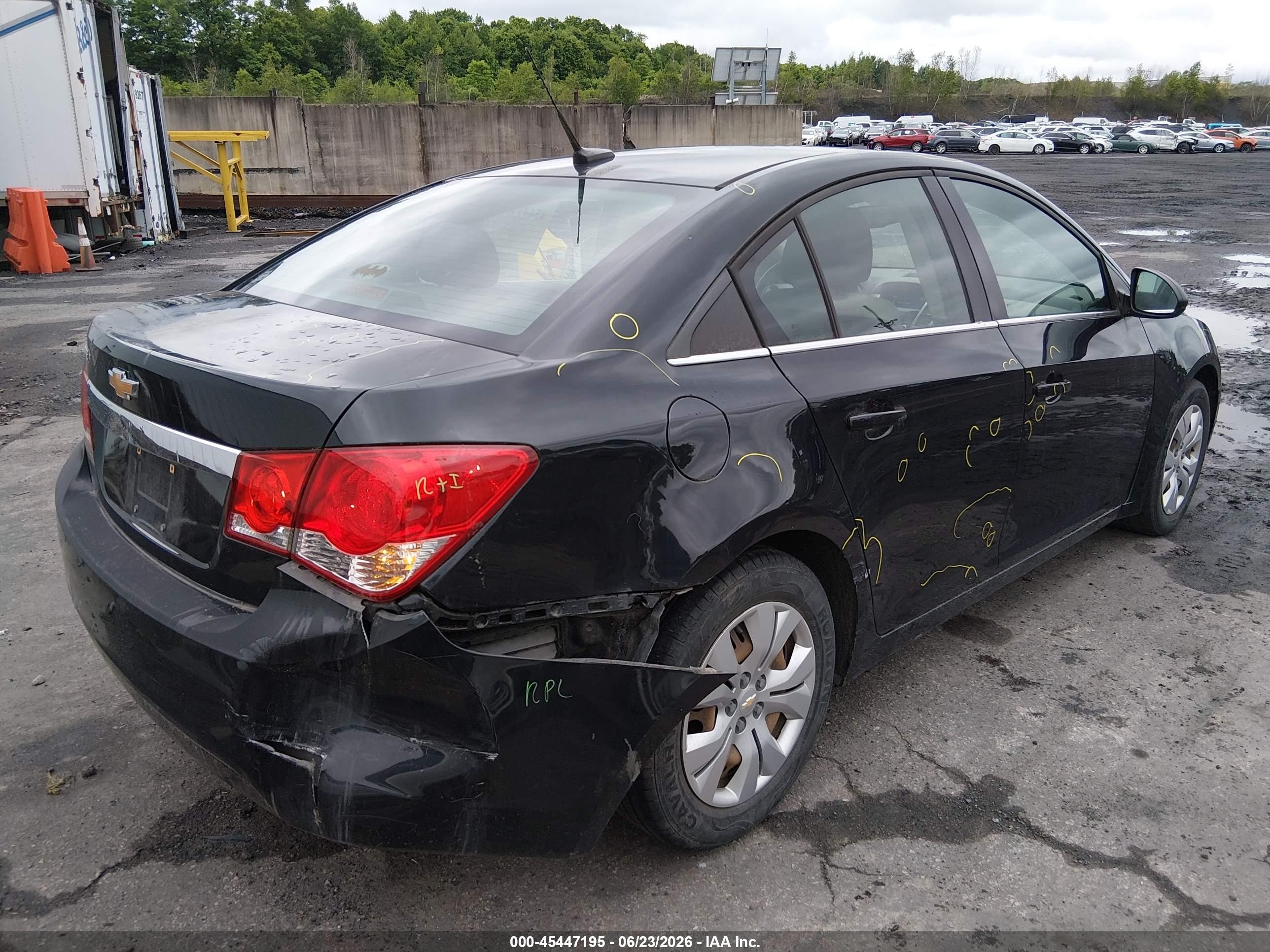 2012 Chevrolet Cruze Ls Black vin: 1G1PC5SH8C7321861