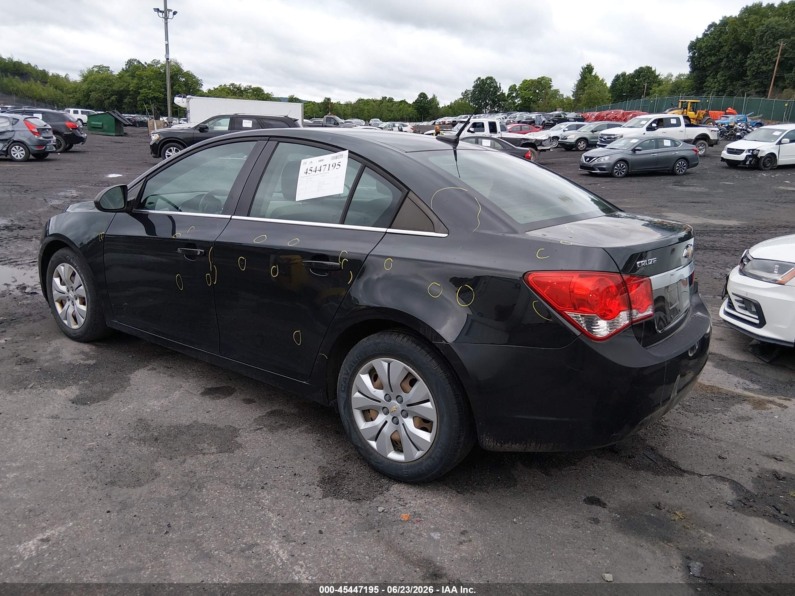 2012 Chevrolet Cruze Ls Black vin: 1G1PC5SH8C7321861