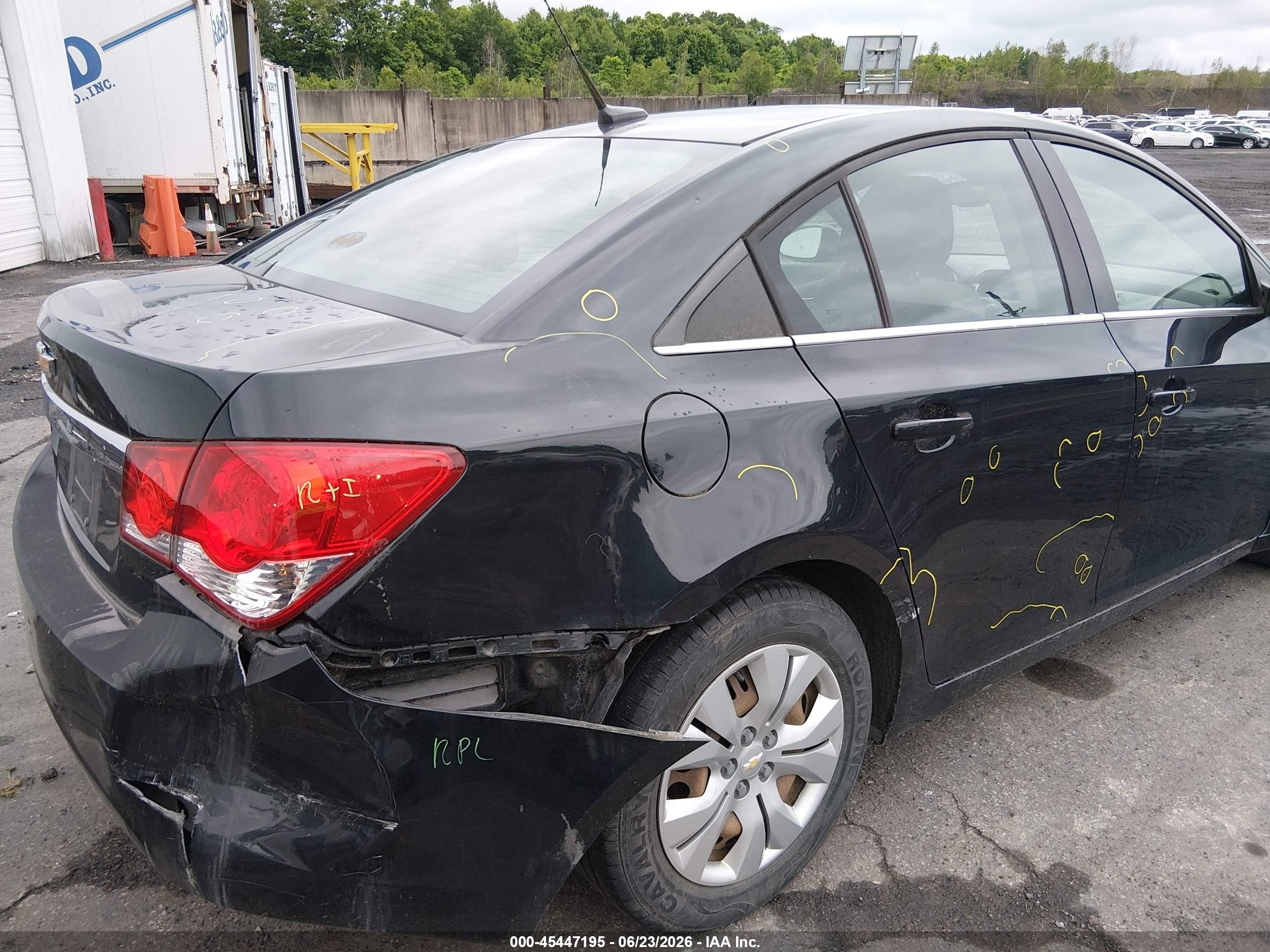 2012 Chevrolet Cruze Ls Black vin: 1G1PC5SH8C7321861