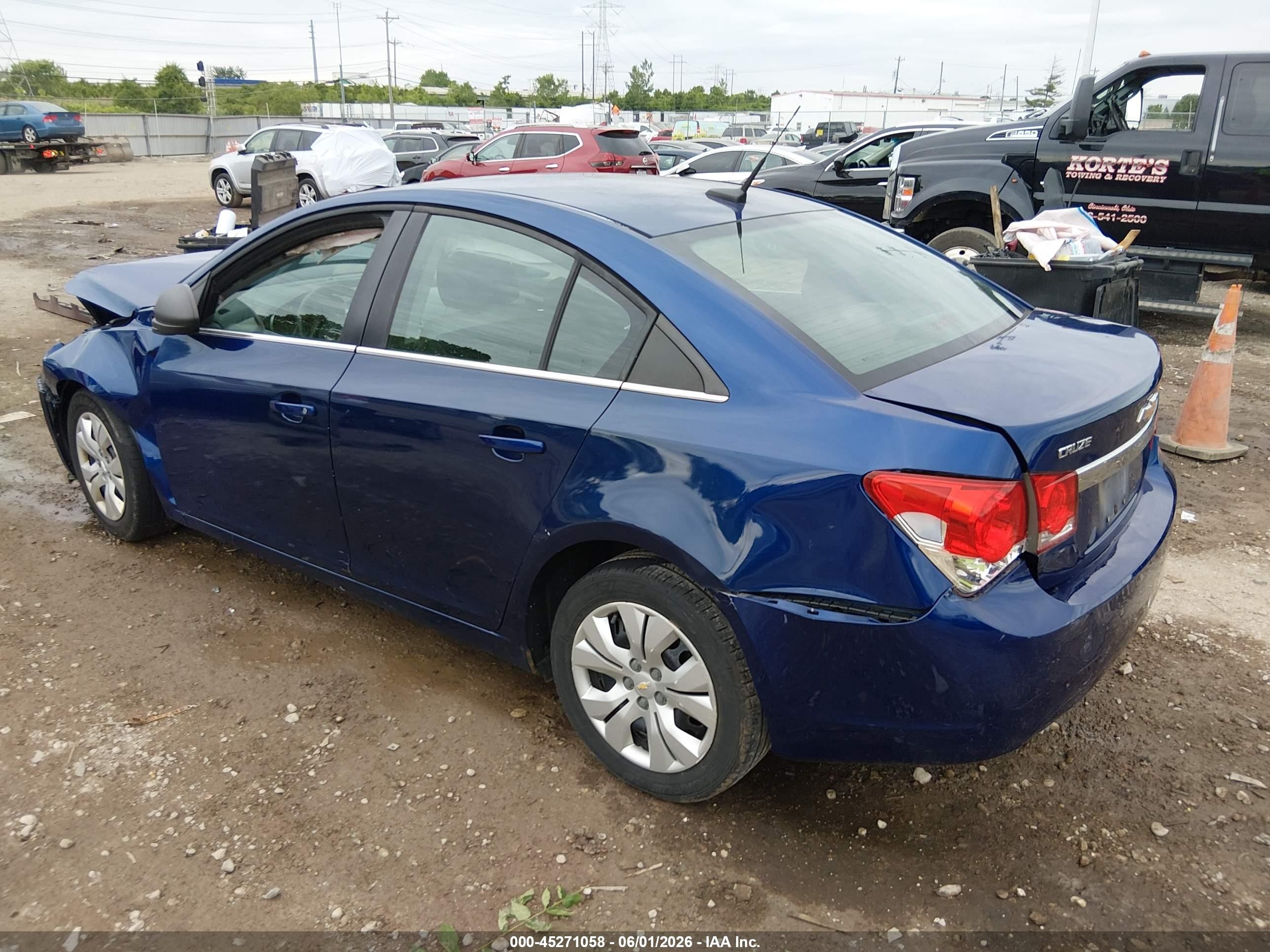 2012 Chevrolet Cruze Ls Blue vin: 1G1PC5SH8C7347800