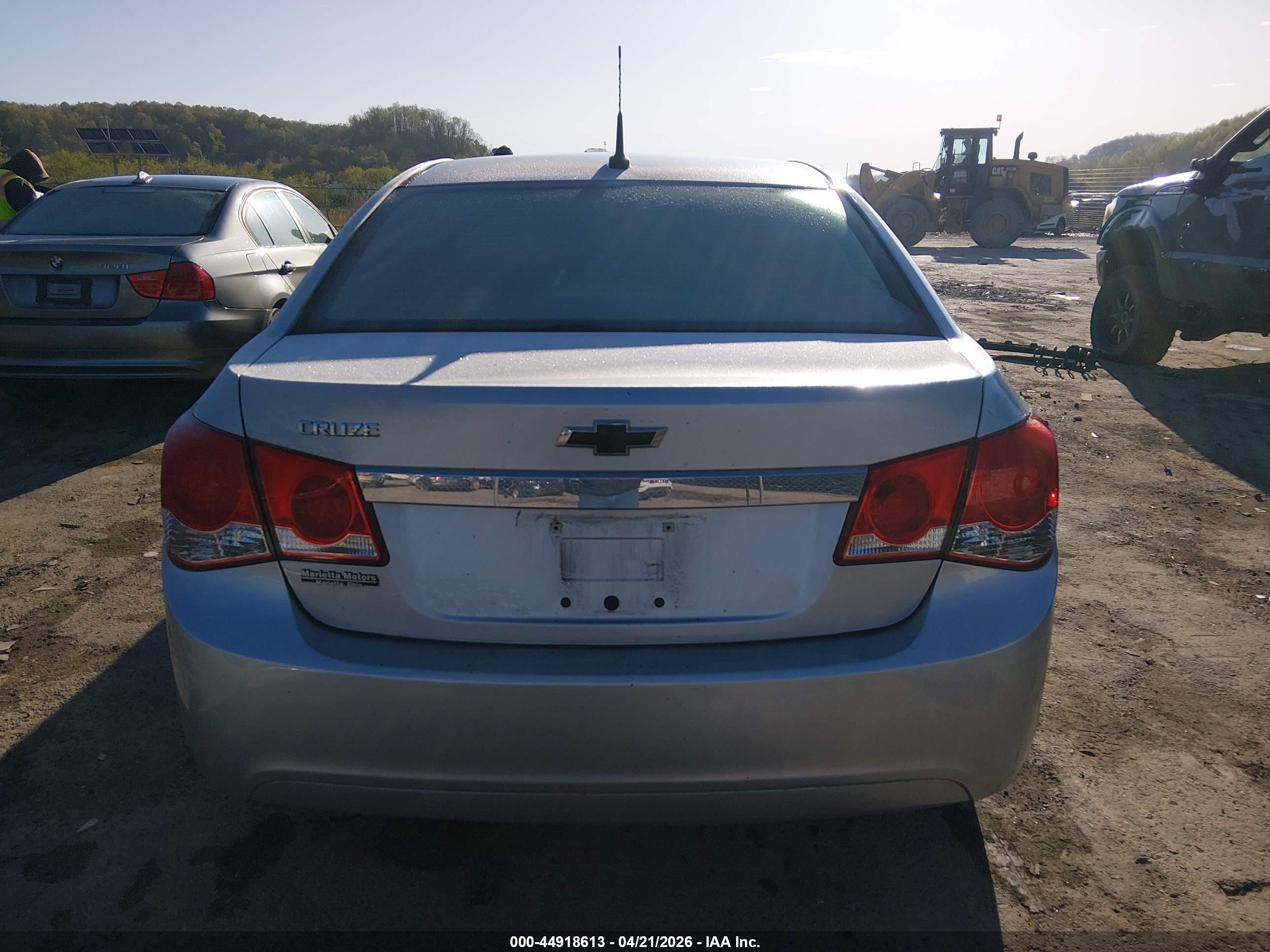 2012 Chevrolet Cruze Ls Silver vin: 1G1PC5SH8C7381994