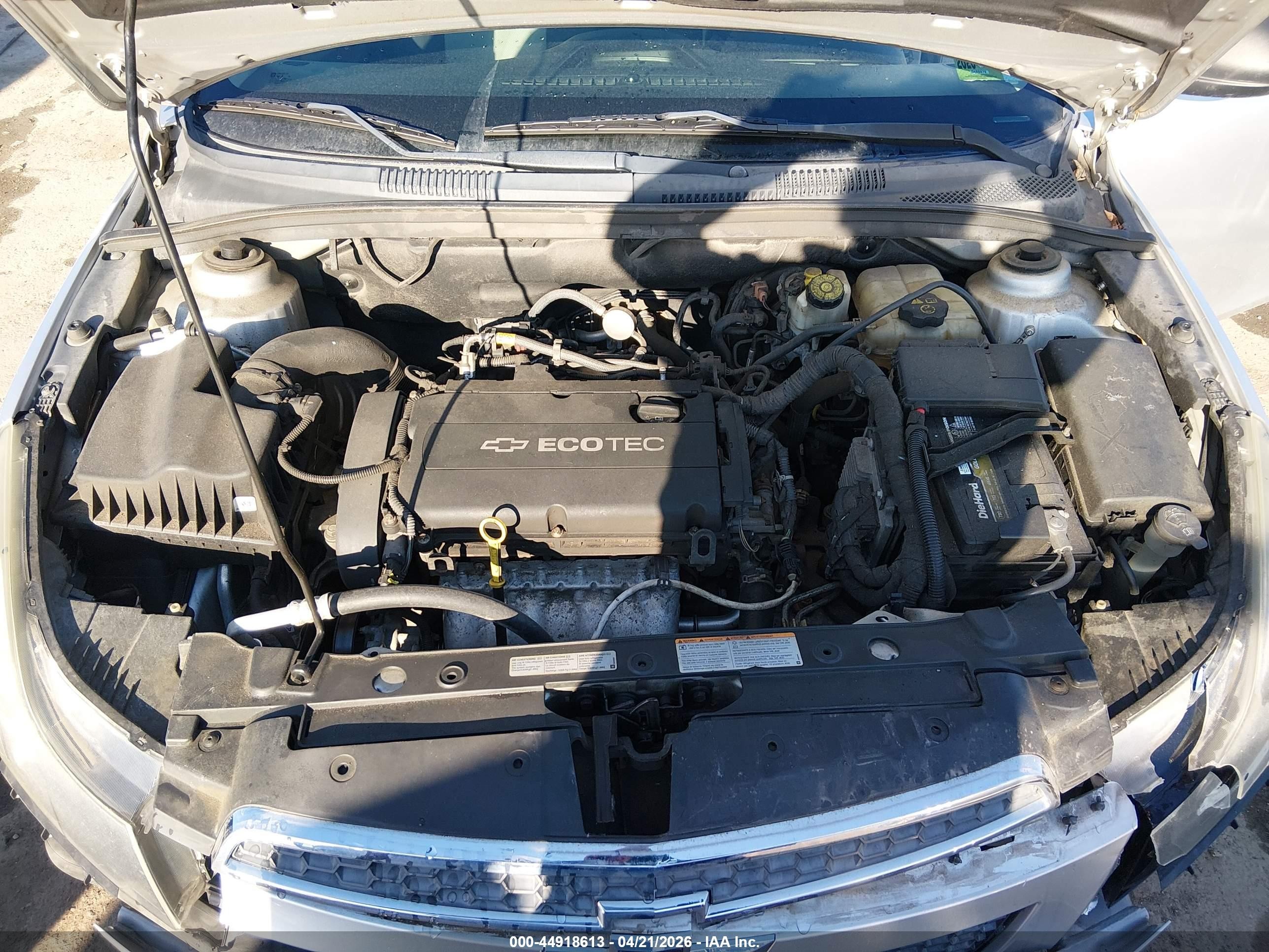 2012 Chevrolet Cruze Ls Silver vin: 1G1PC5SH8C7381994
