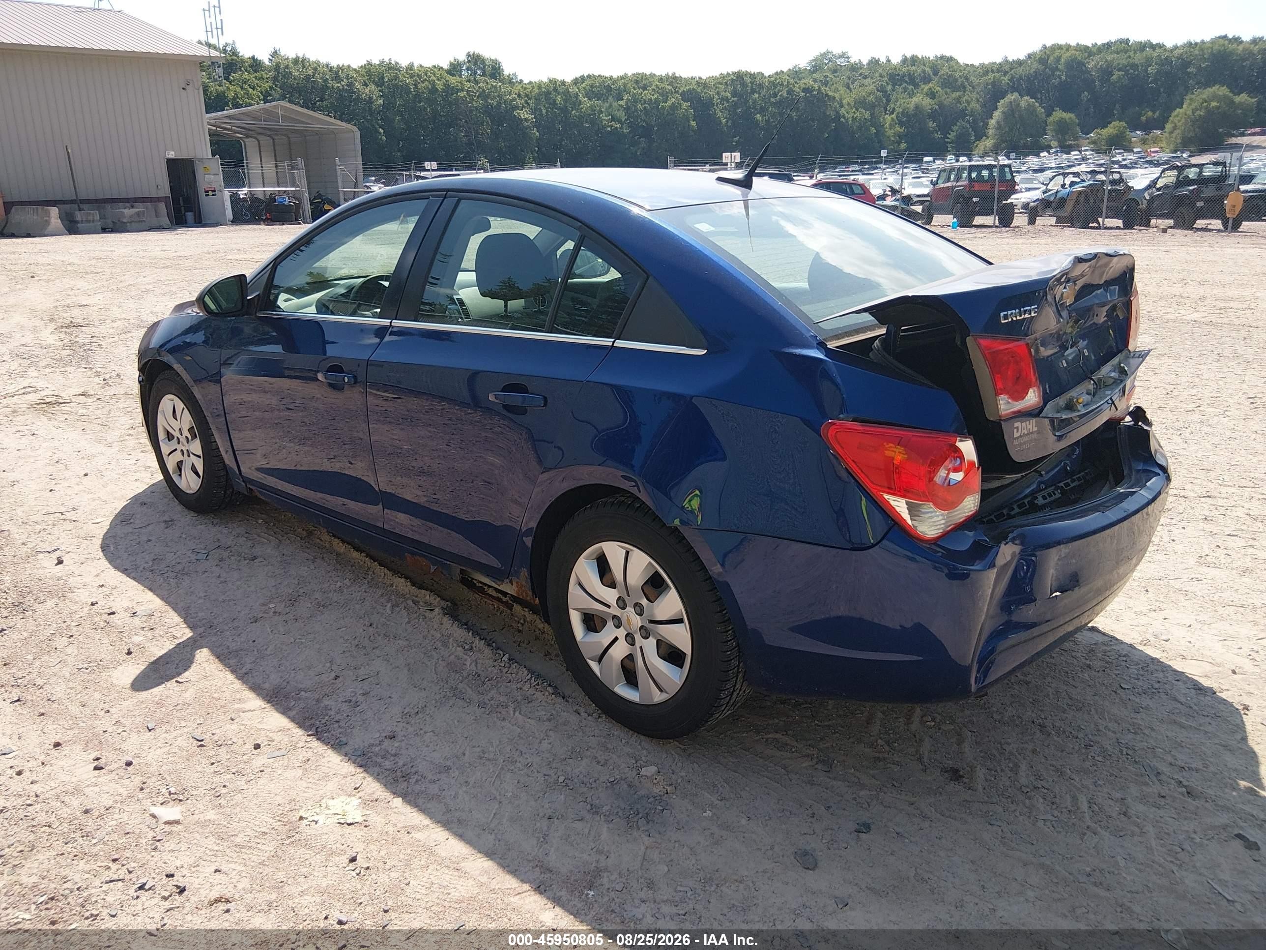 2012 Chevrolet Cruze Ls Blue vin: 1G1PC5SH8C7386676