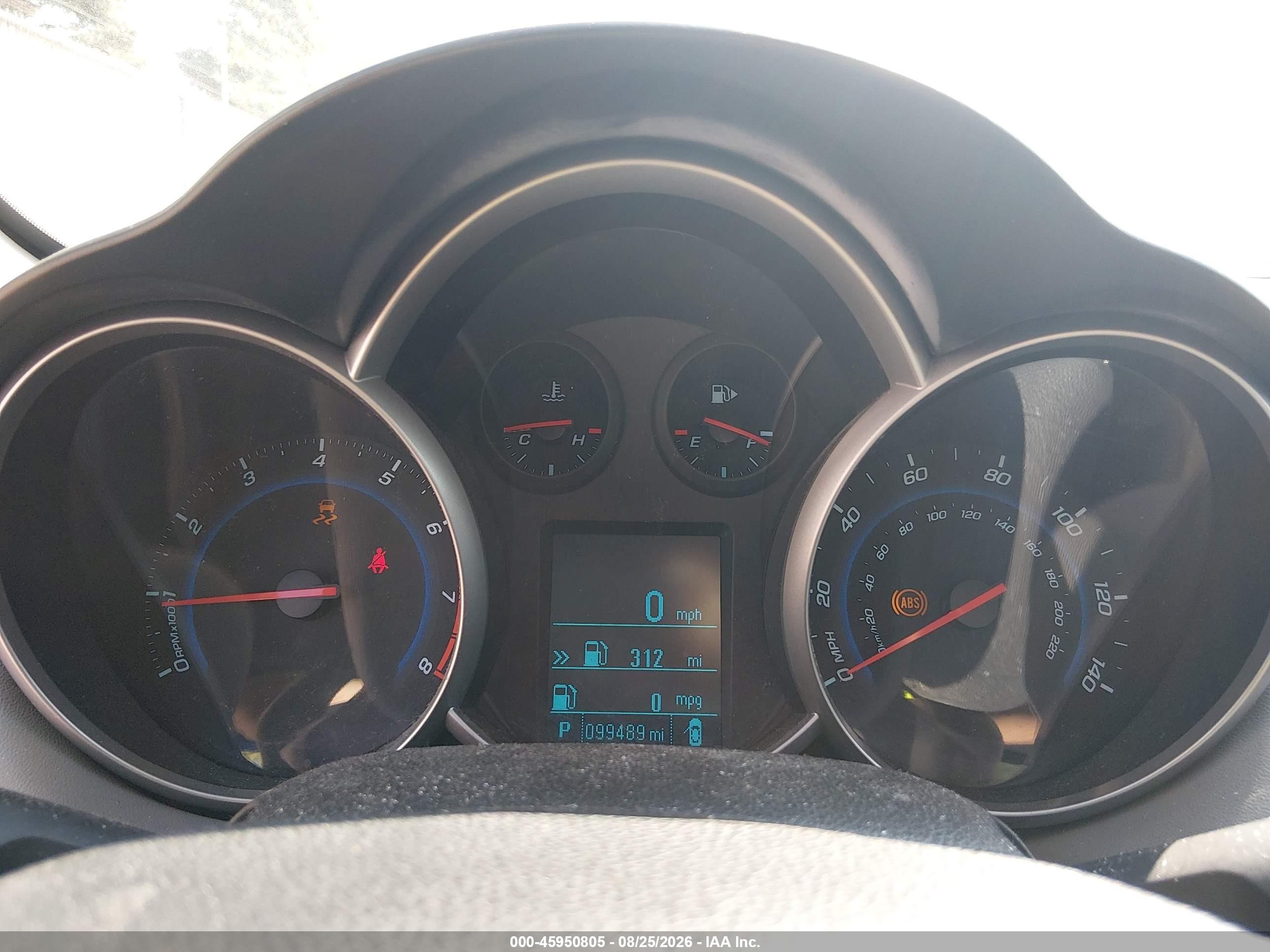 2012 Chevrolet Cruze Ls Blue vin: 1G1PC5SH8C7386676