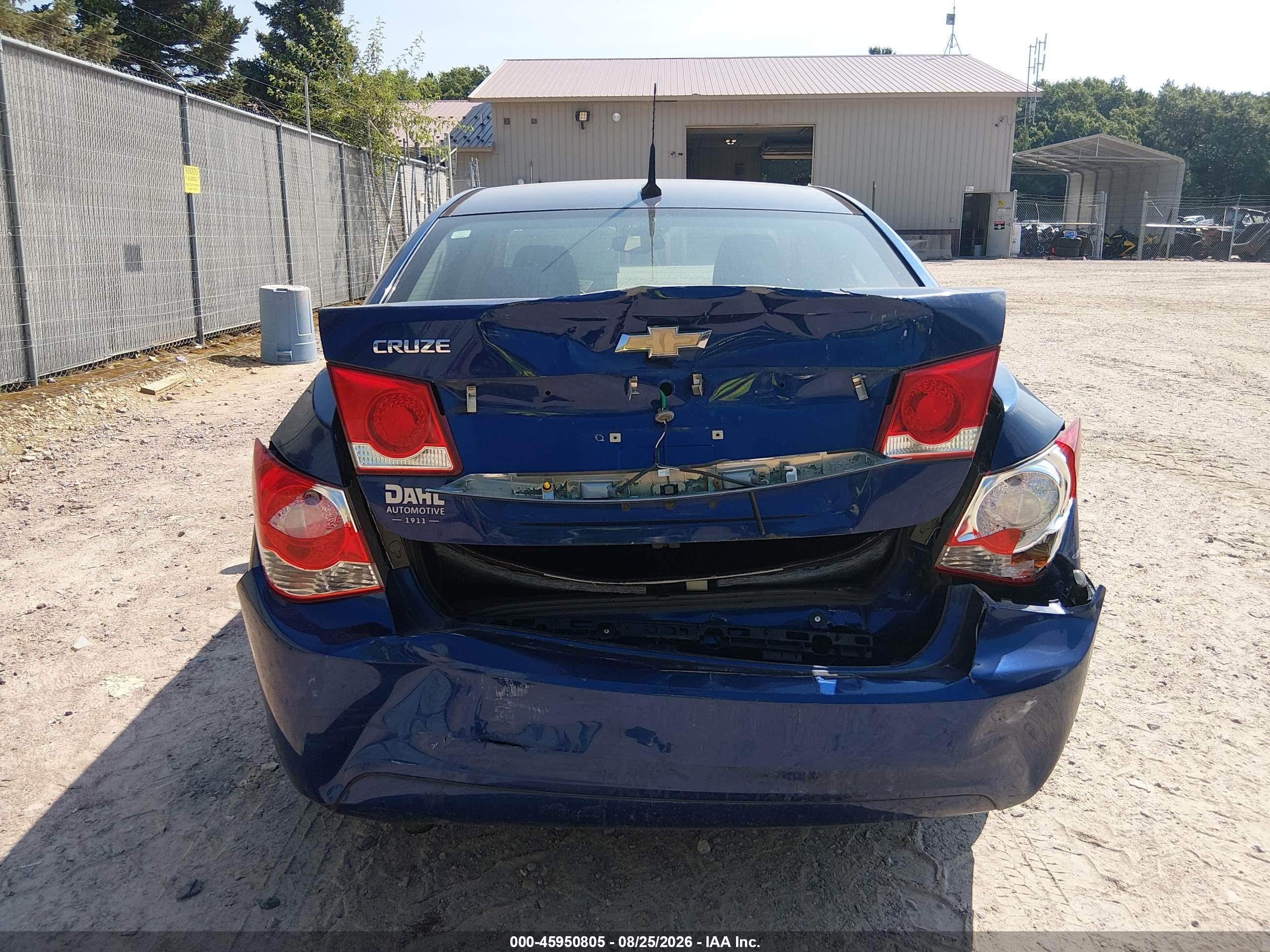 2012 Chevrolet Cruze Ls Blue vin: 1G1PC5SH8C7386676