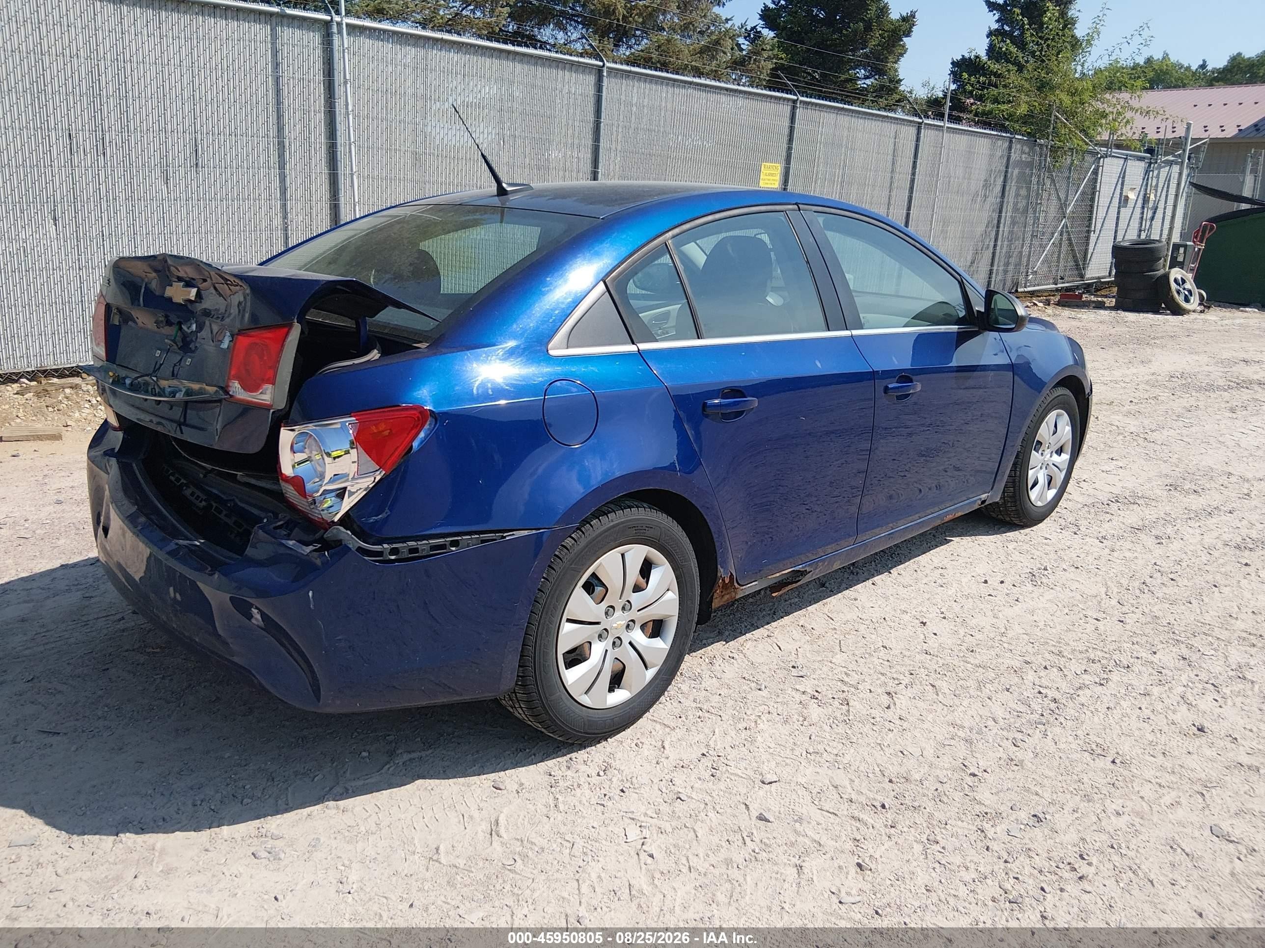 2012 Chevrolet Cruze Ls Blue vin: 1G1PC5SH8C7386676