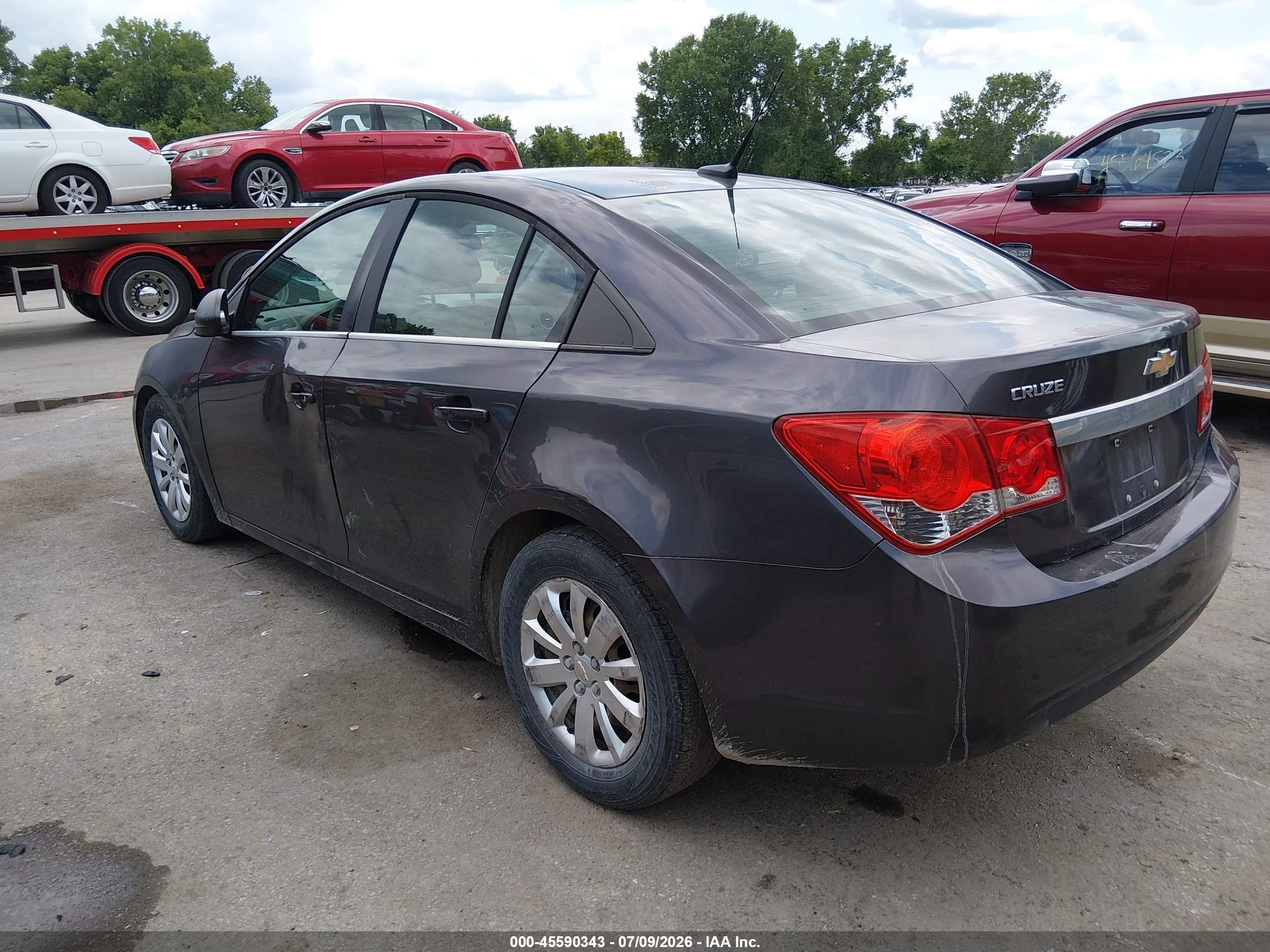 2011 Chevrolet Cruze Ls Gray vin: 1G1PC5SH9B7104513