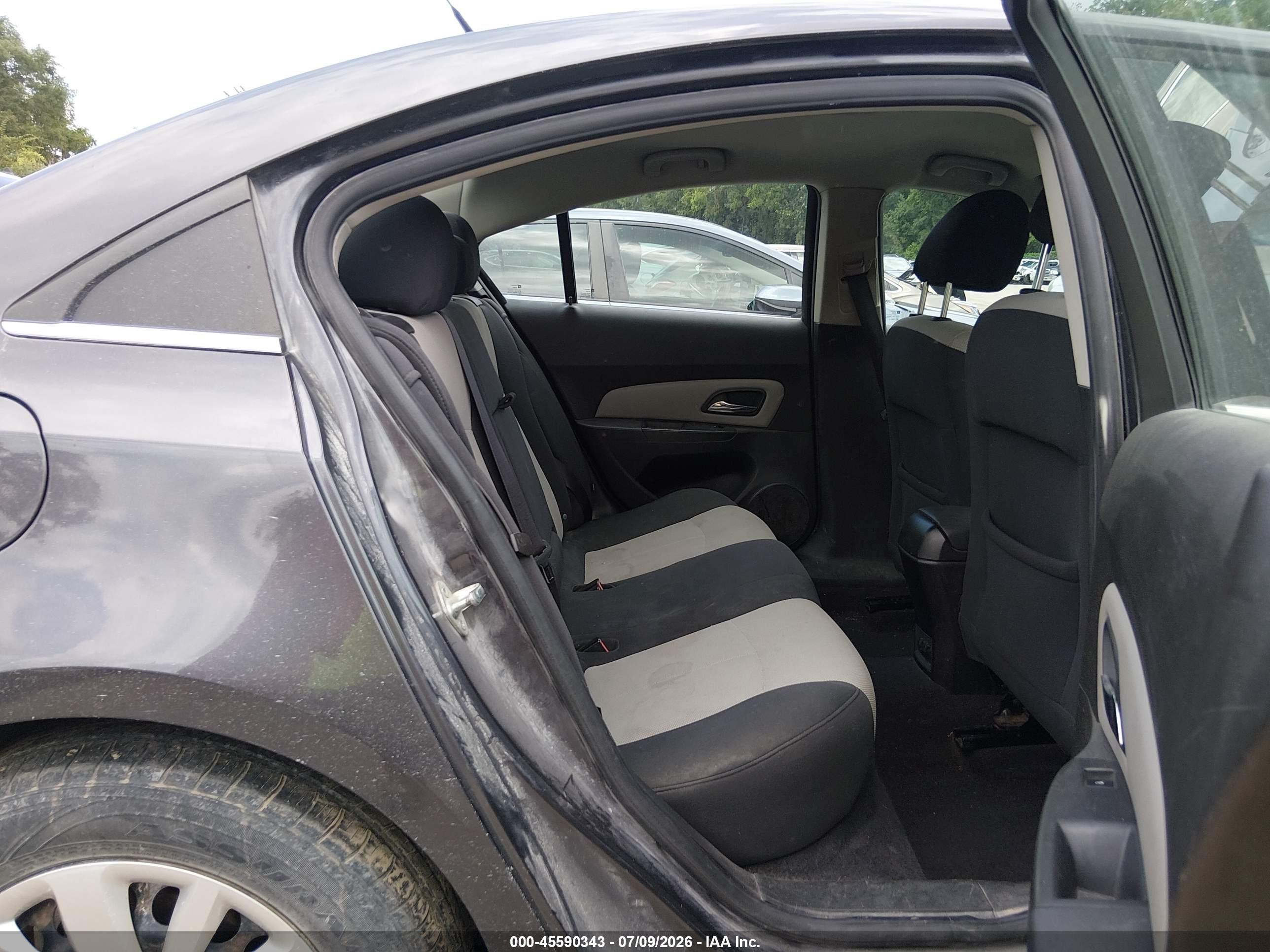 2011 Chevrolet Cruze Ls Gray vin: 1G1PC5SH9B7104513