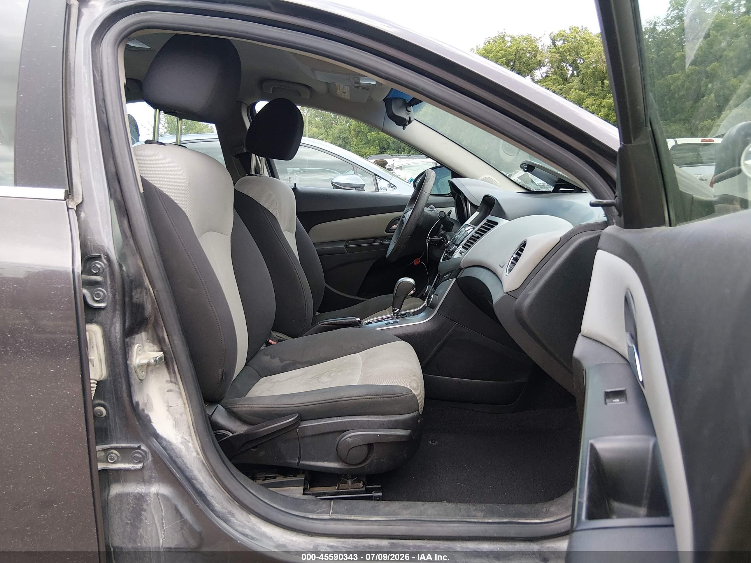 2011 Chevrolet Cruze Ls Gray vin: 1G1PC5SH9B7104513