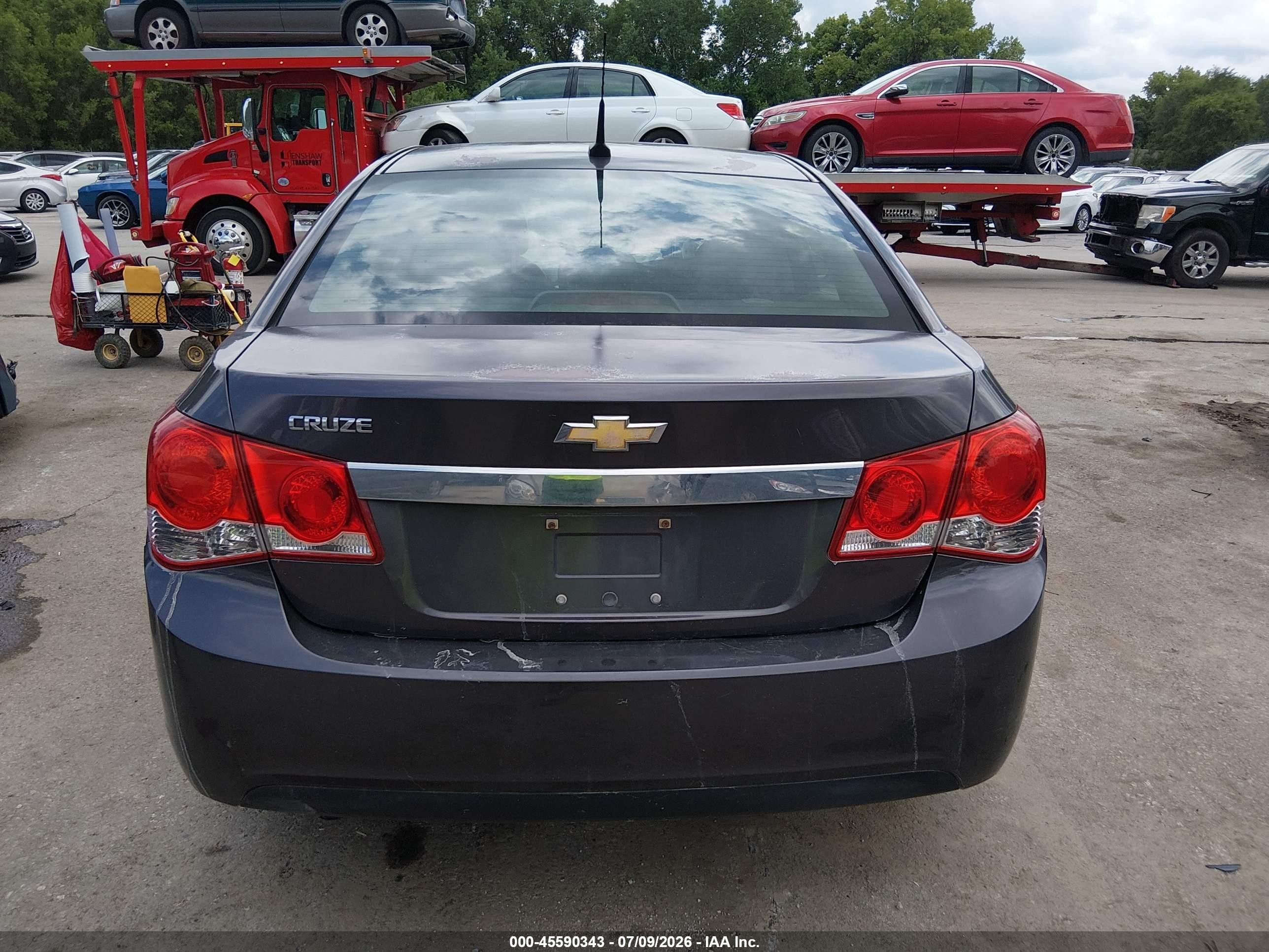 2011 Chevrolet Cruze Ls Gray vin: 1G1PC5SH9B7104513