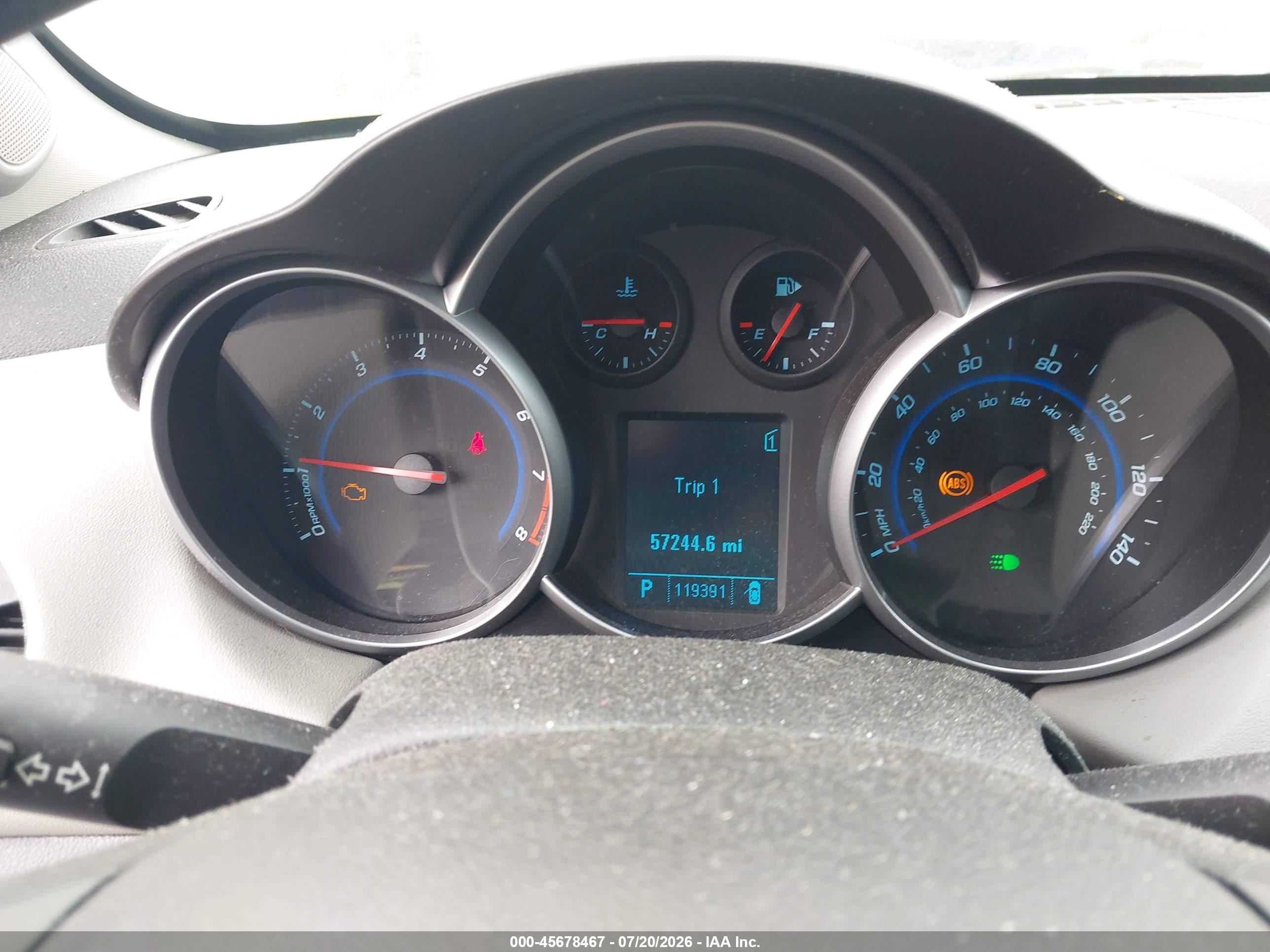 2011 Chevrolet Cruze Ls Silver vin: 1G1PC5SH9B7123109