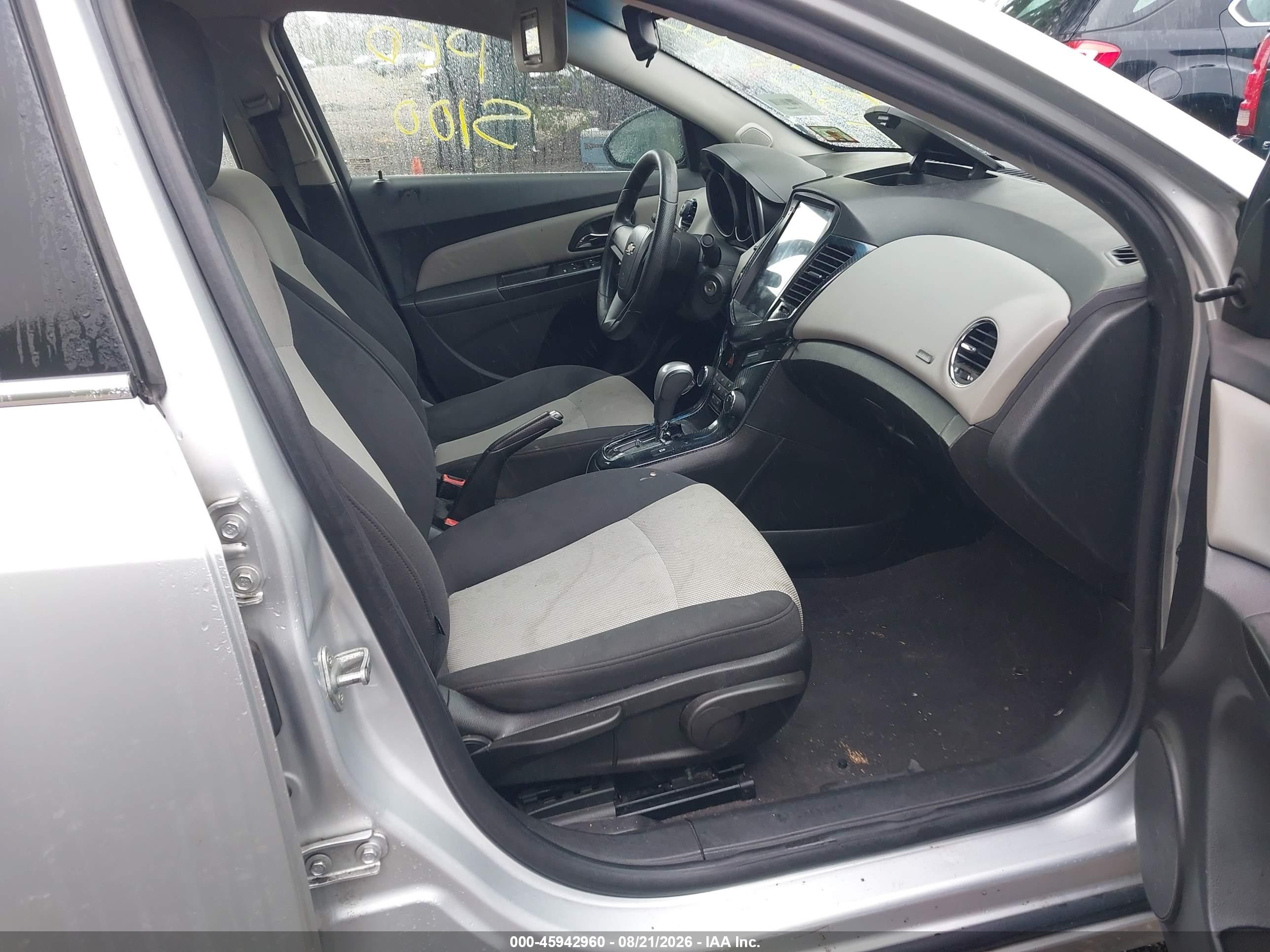 2011 Chevrolet Cruze Ls Silver vin: 1G1PC5SH9B7134868