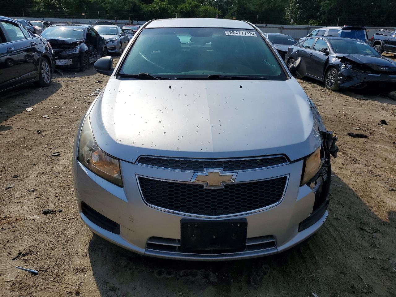 2011 Chevrolet Cruze Ls Silver vin: 1G1PC5SH9B7142159