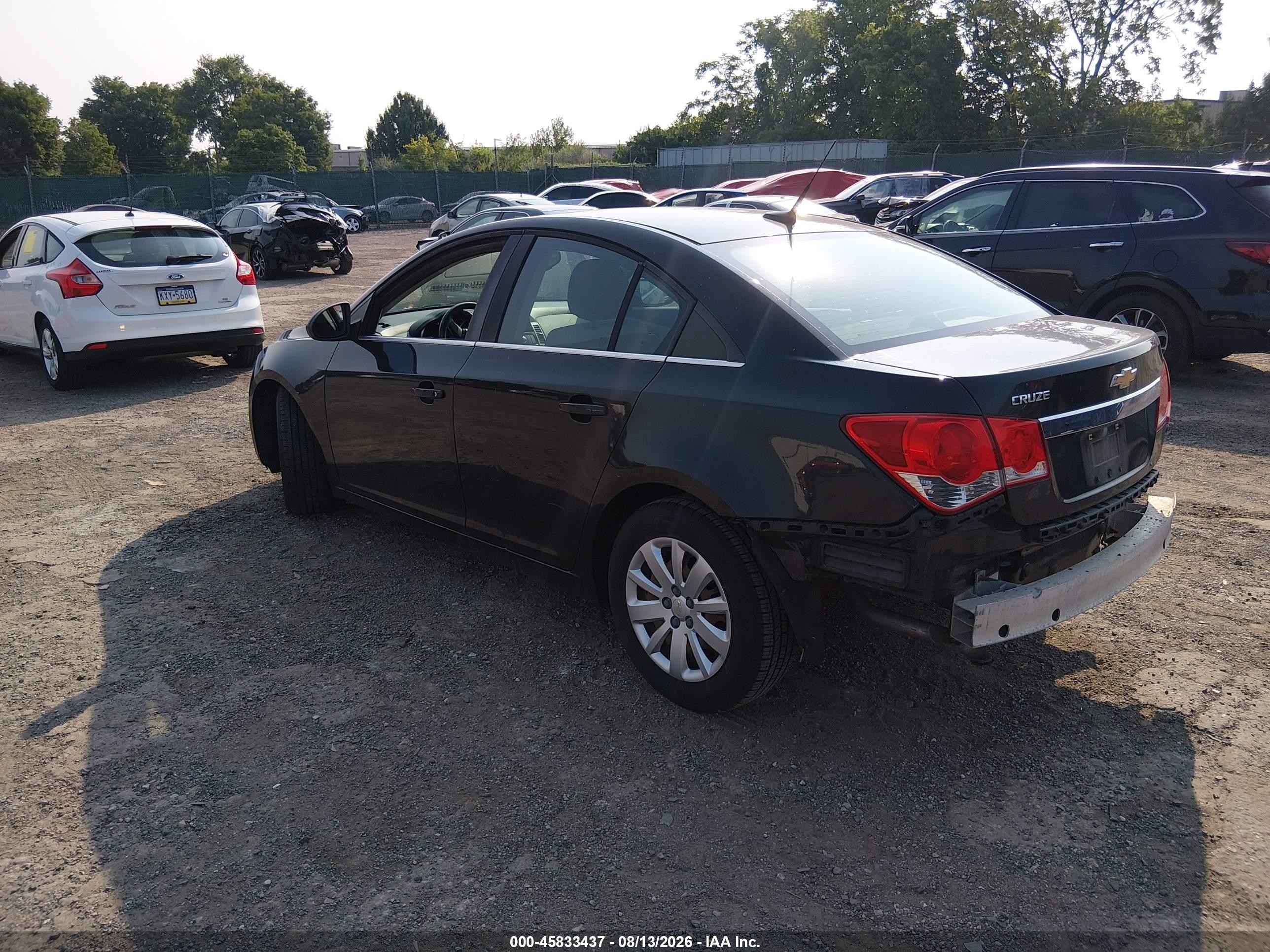 2011 Chevrolet Cruze Ls Black vin: 1G1PC5SH9B7197713
