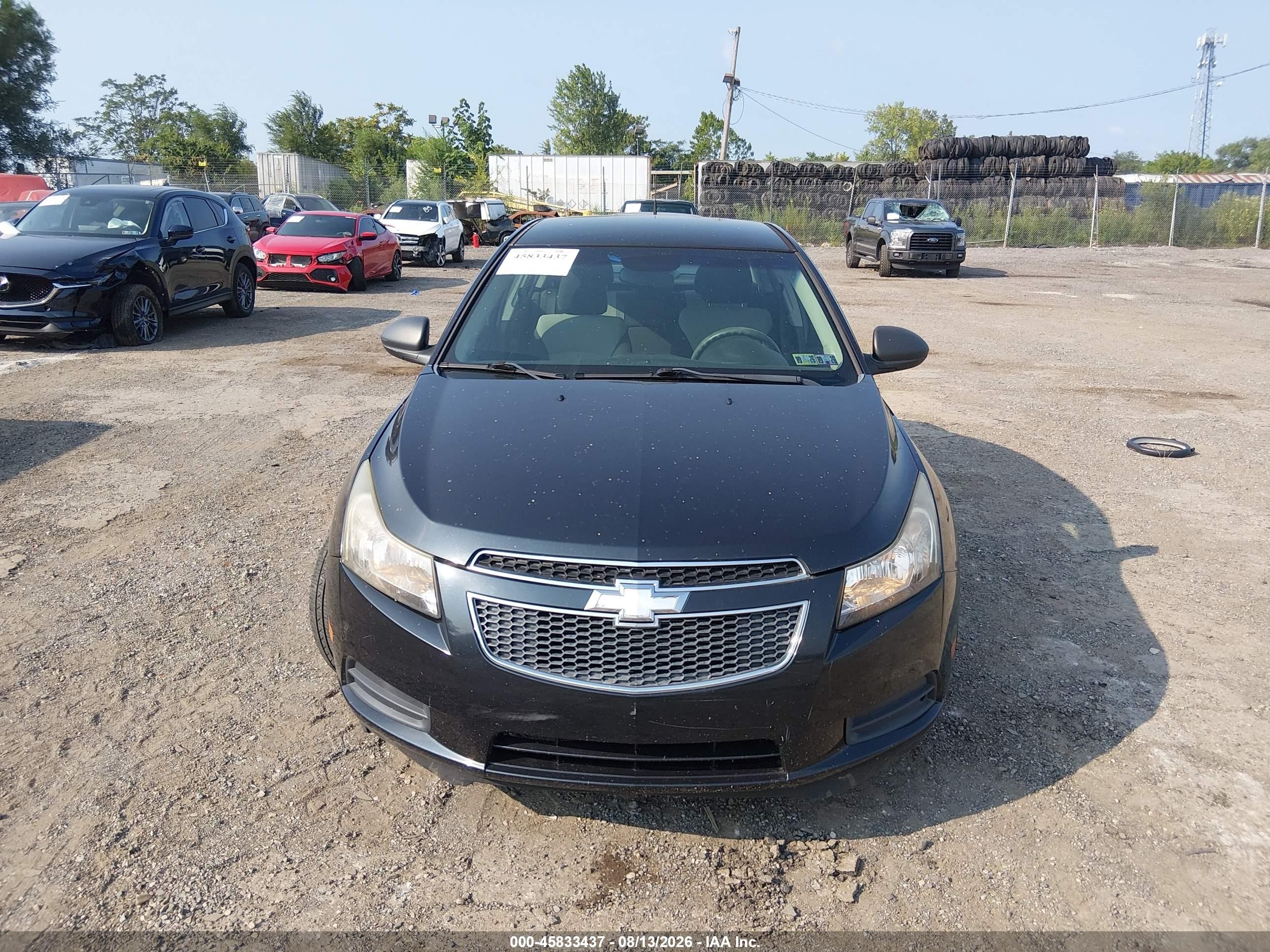 2011 Chevrolet Cruze Ls Black vin: 1G1PC5SH9B7197713