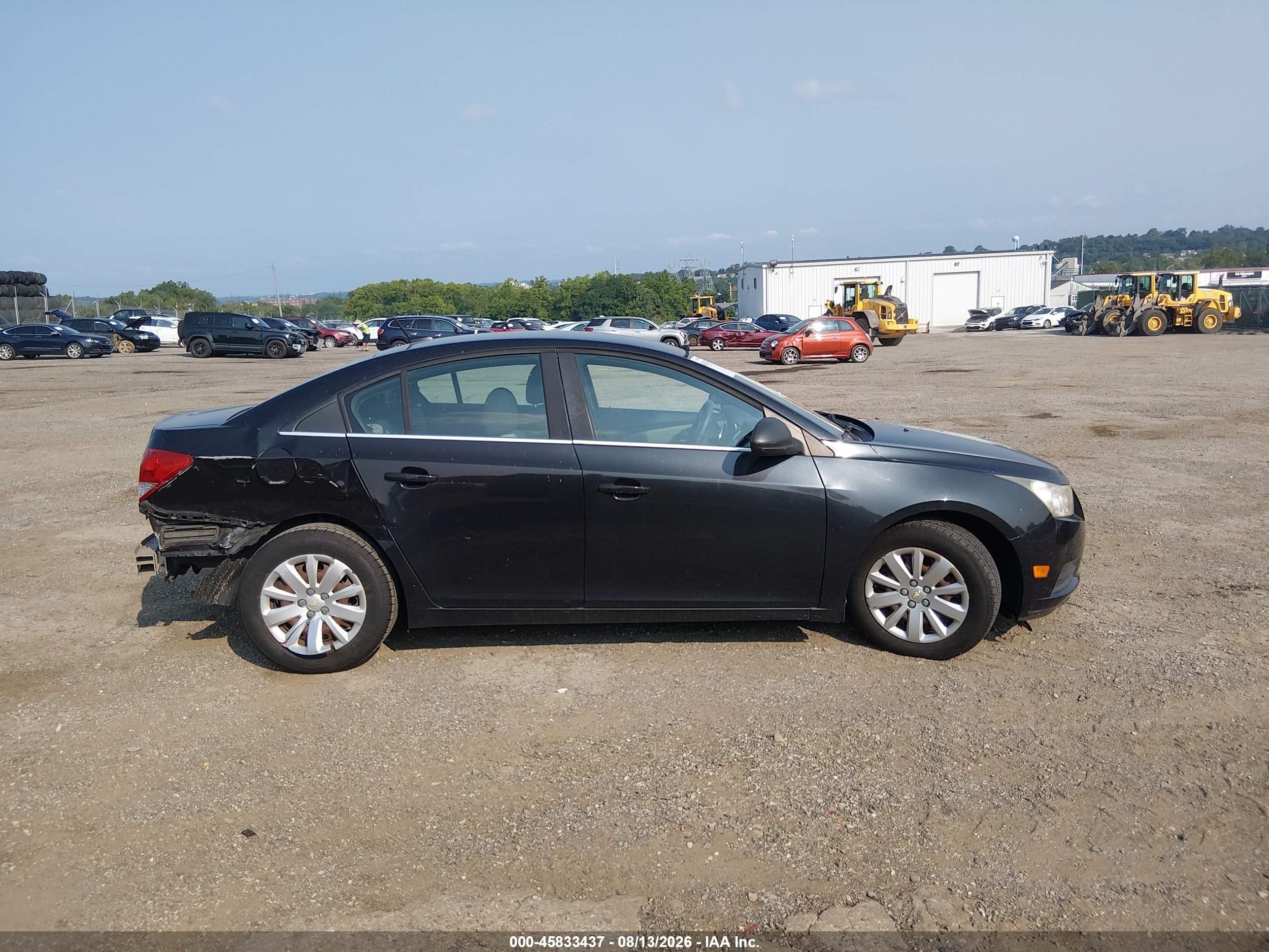 2011 Chevrolet Cruze Ls Black vin: 1G1PC5SH9B7197713