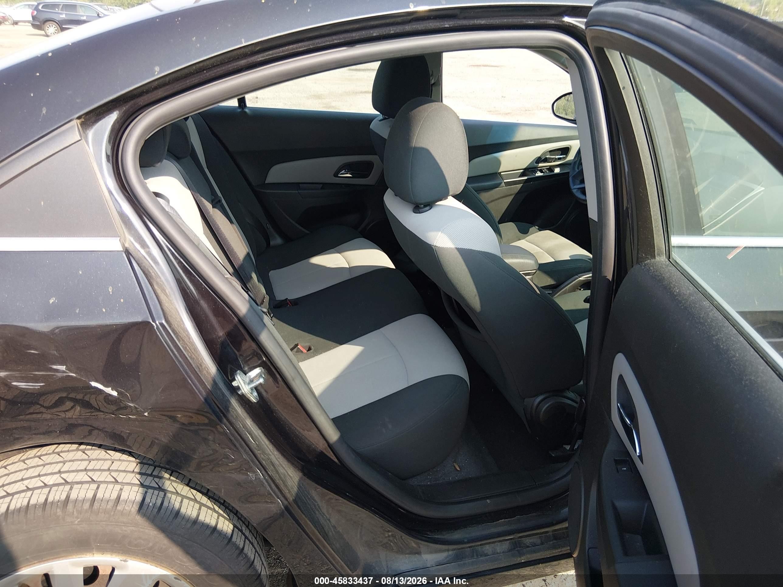 2011 Chevrolet Cruze Ls Black vin: 1G1PC5SH9B7197713