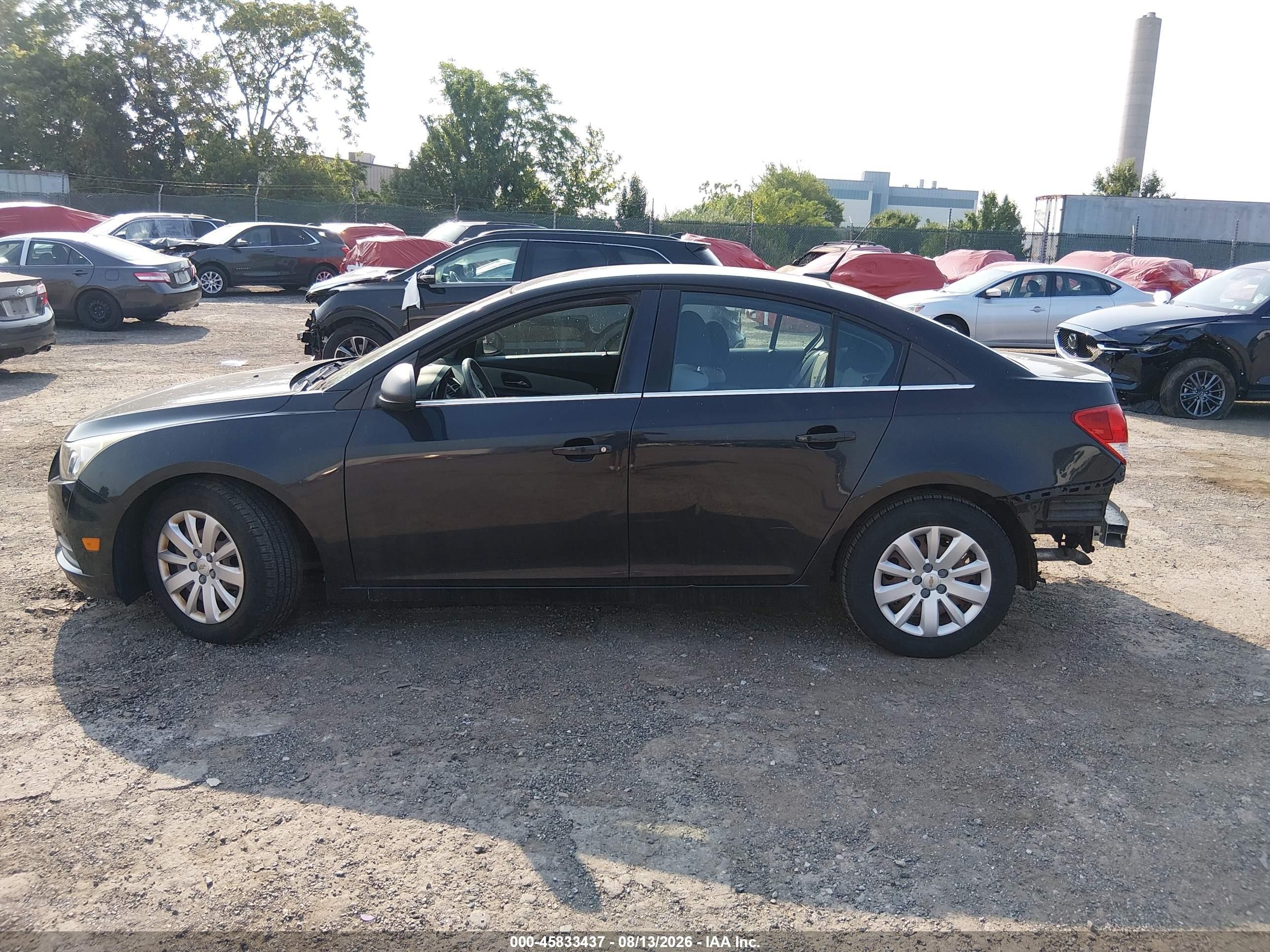 2011 Chevrolet Cruze Ls Black vin: 1G1PC5SH9B7197713