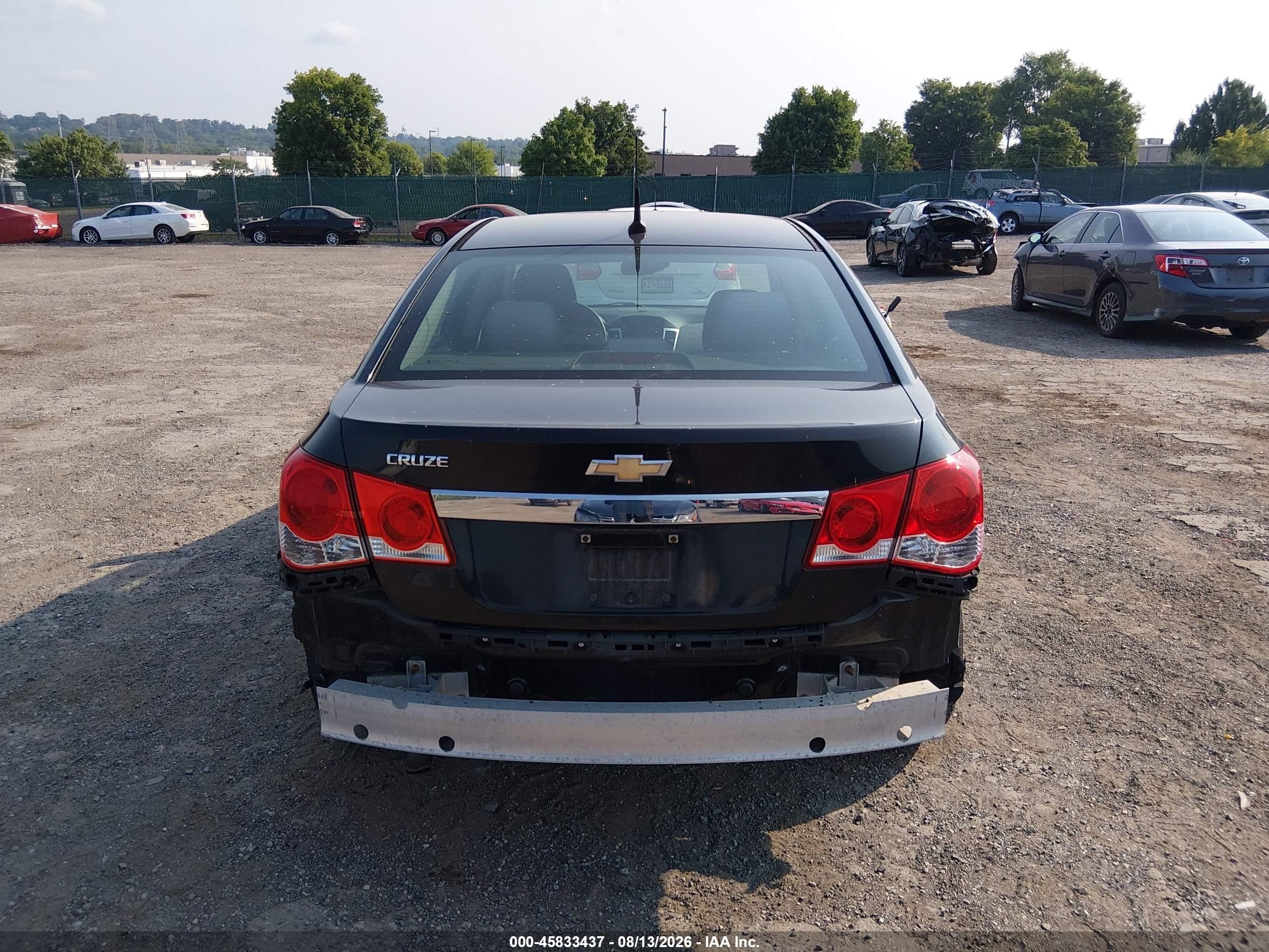 2011 Chevrolet Cruze Ls Black vin: 1G1PC5SH9B7197713